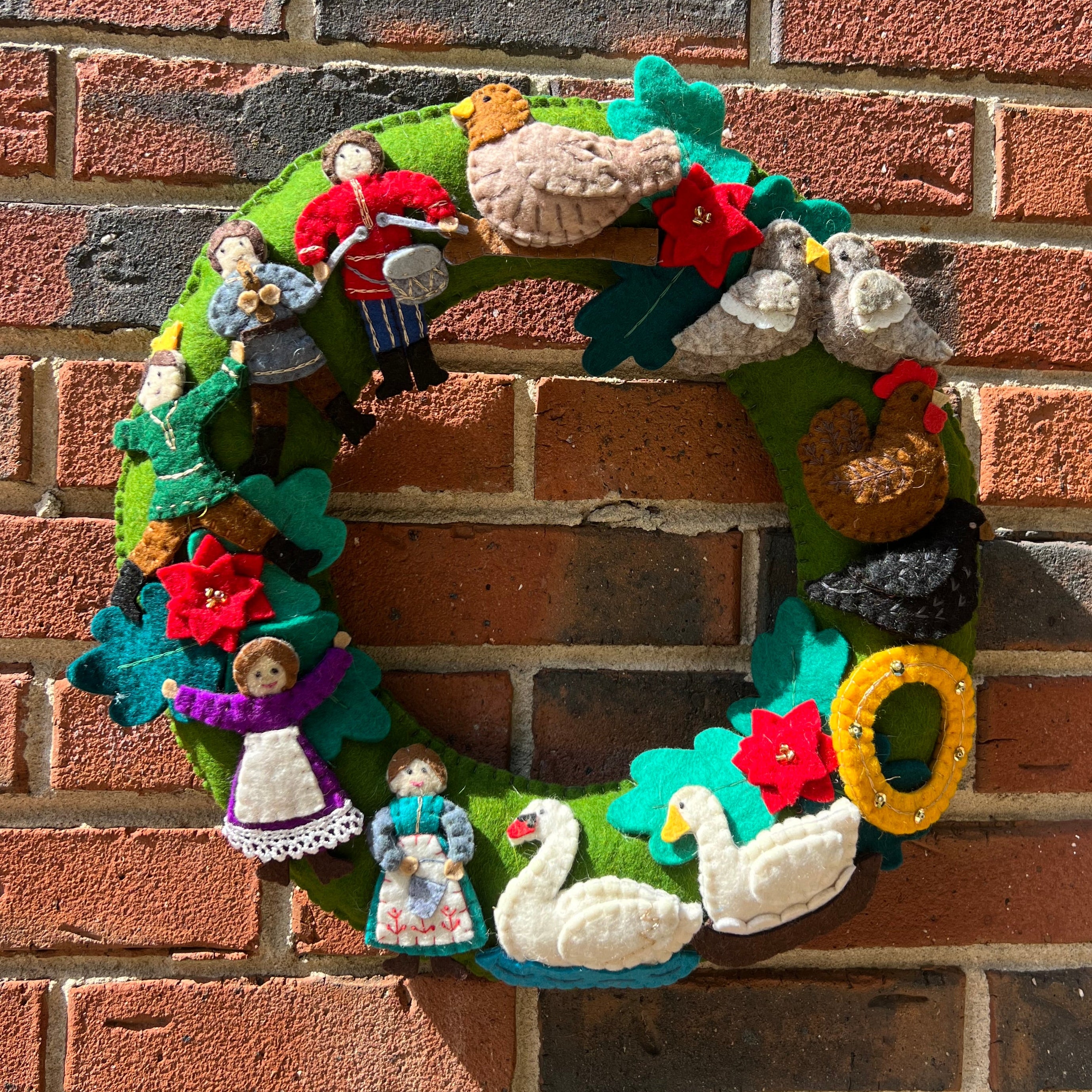 12 Days of Christmas Door Wreath