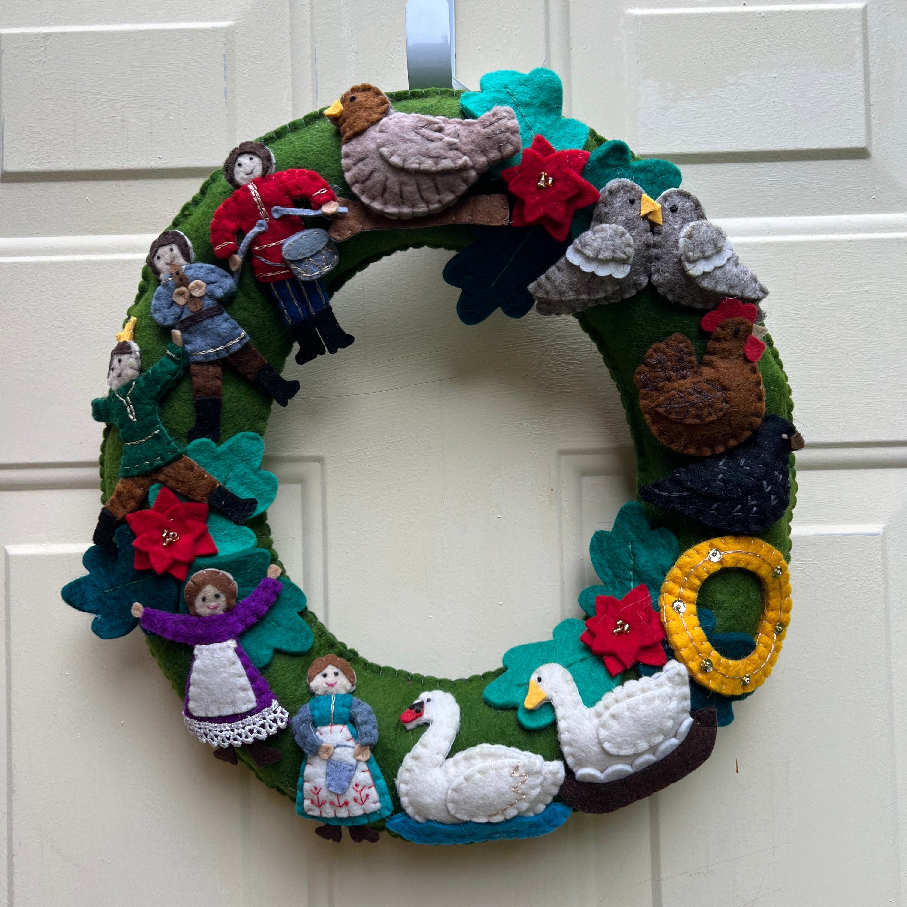 12 Days of Christmas Door Wreath