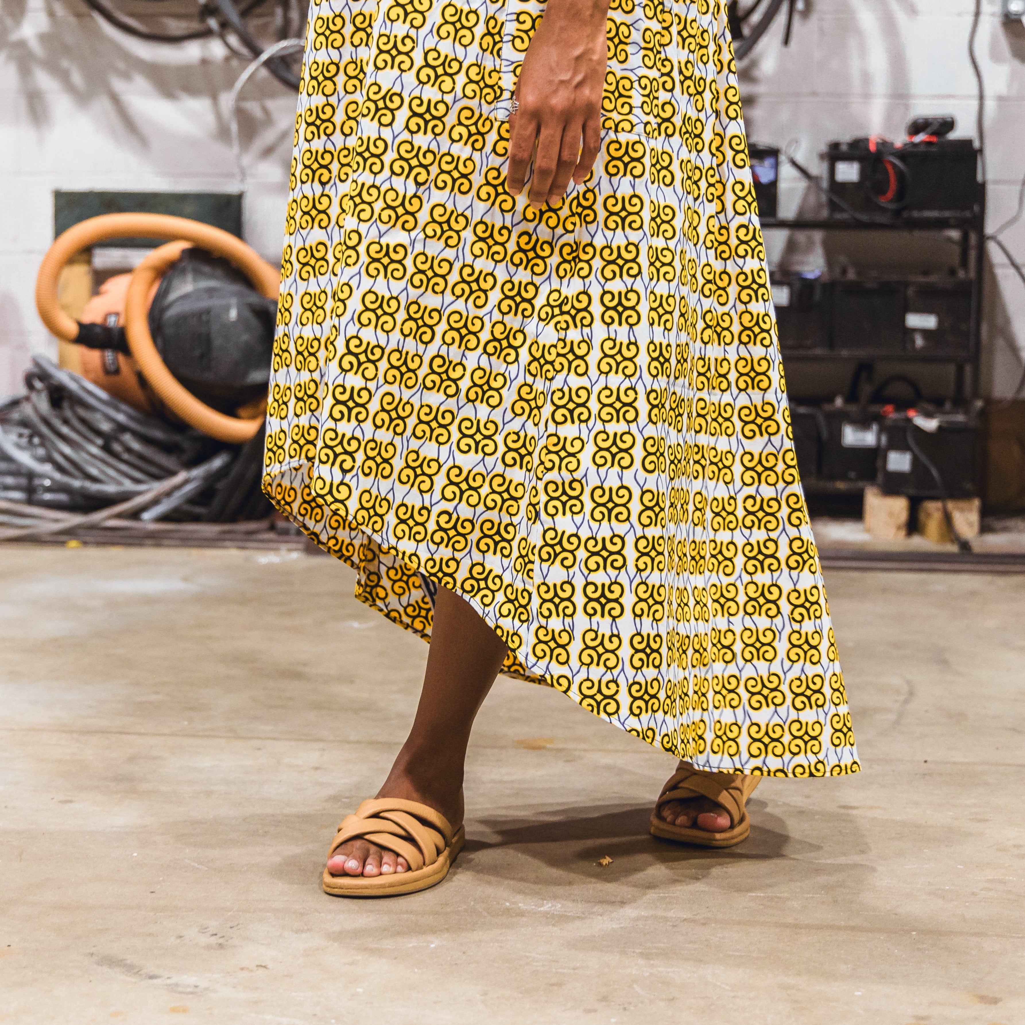 High-Low Wax and Kokodounda Dress #10 (Medium)