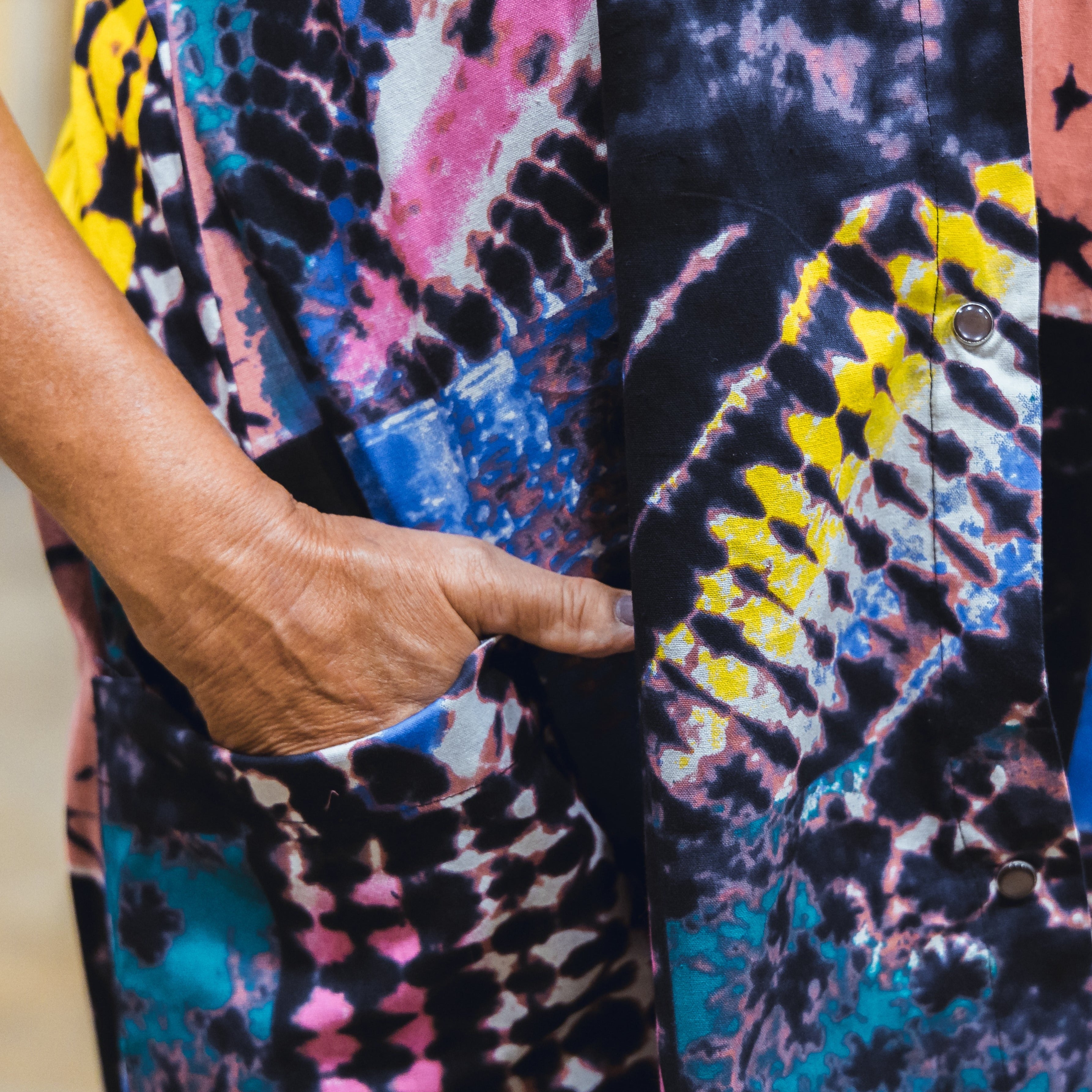 High-Low Wax and Kokodounda Dress #7 (Medium)