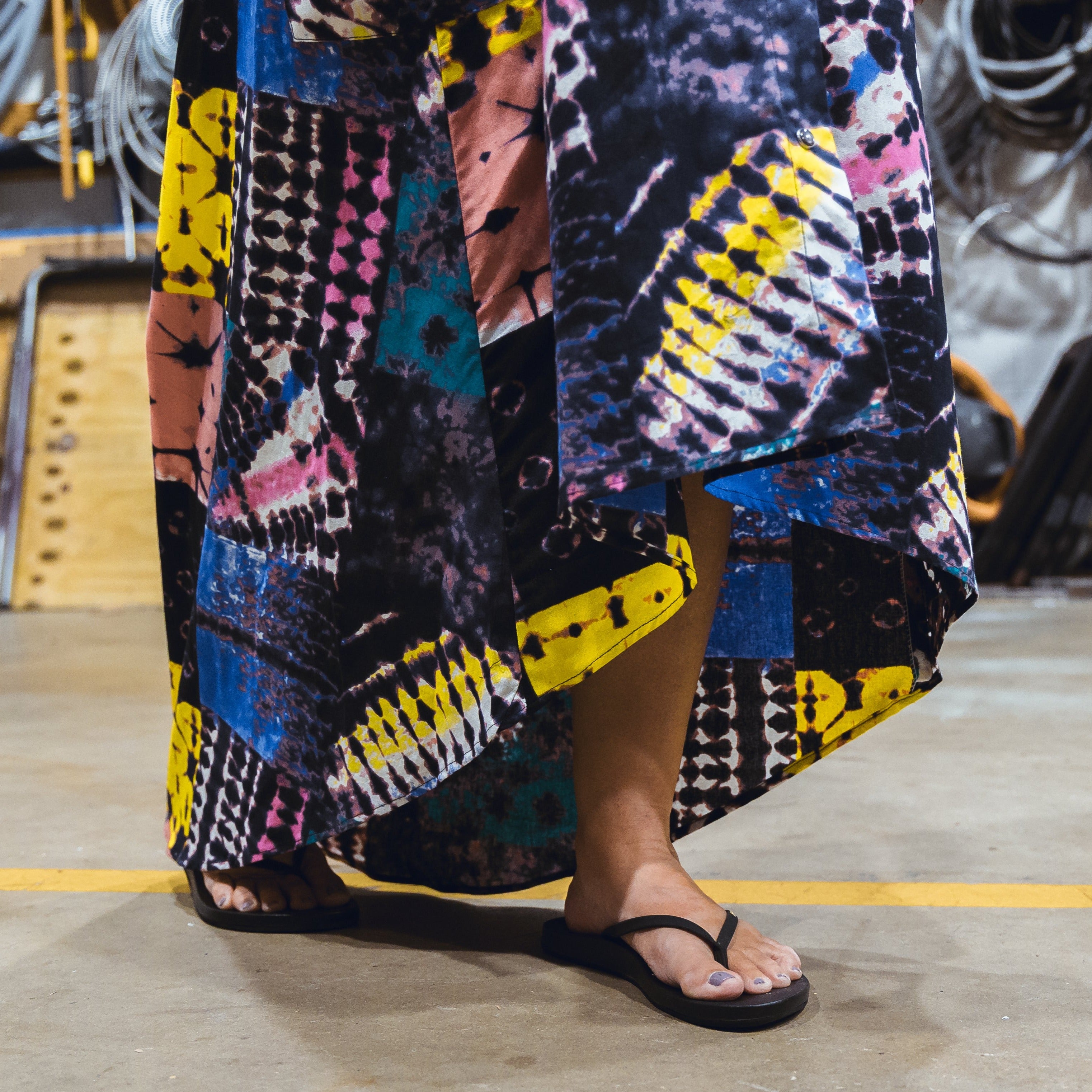 High-Low Wax and Kokodounda Dress #7 (Medium)
