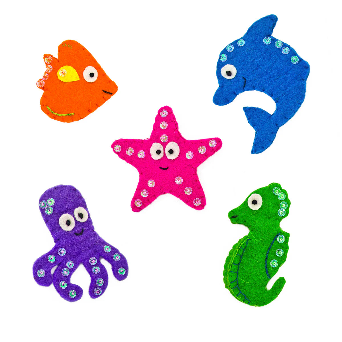 Under the Sea Felt Finger Puppets