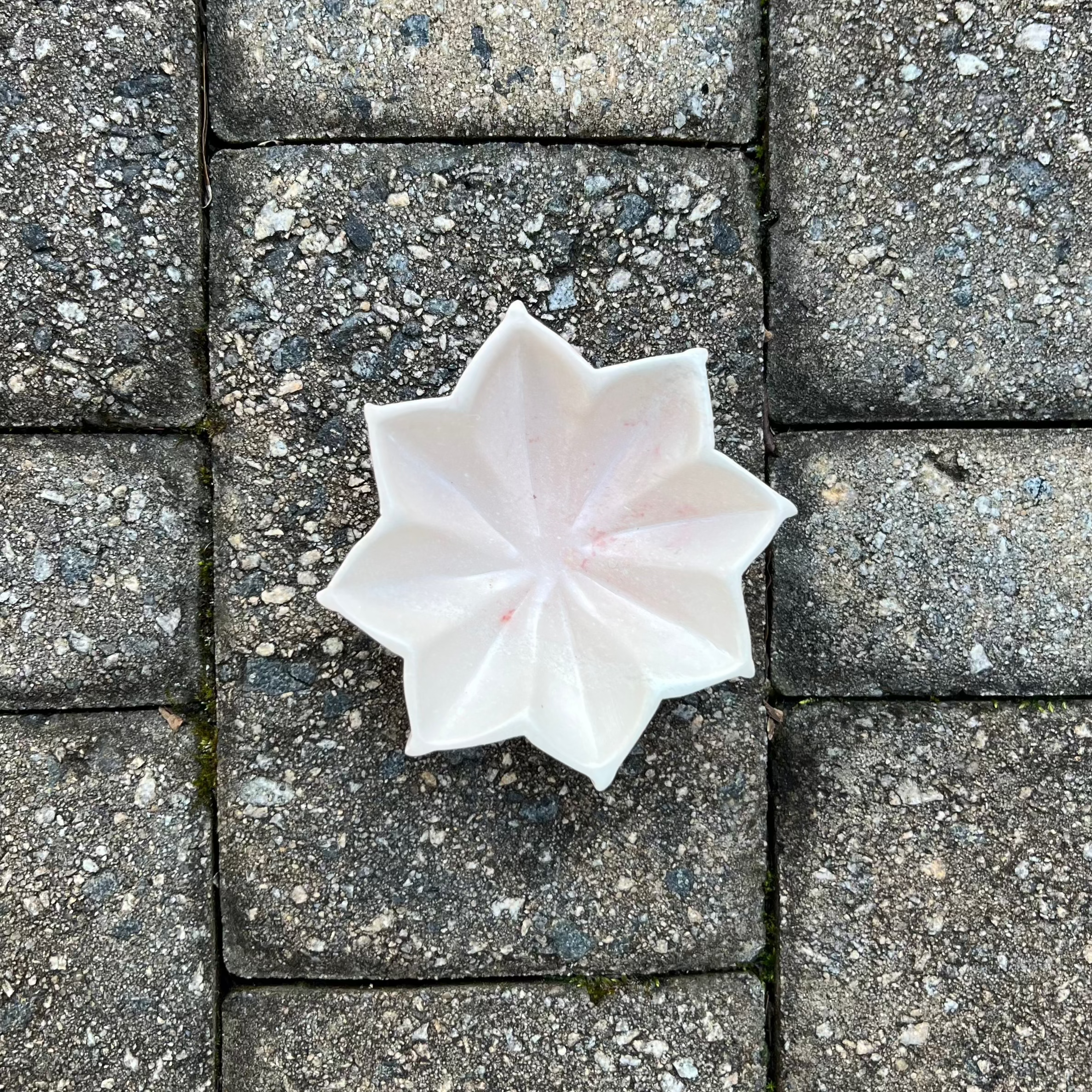 Soapstone Flower Bowl