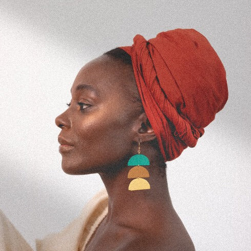 Gigi Leather Earrings