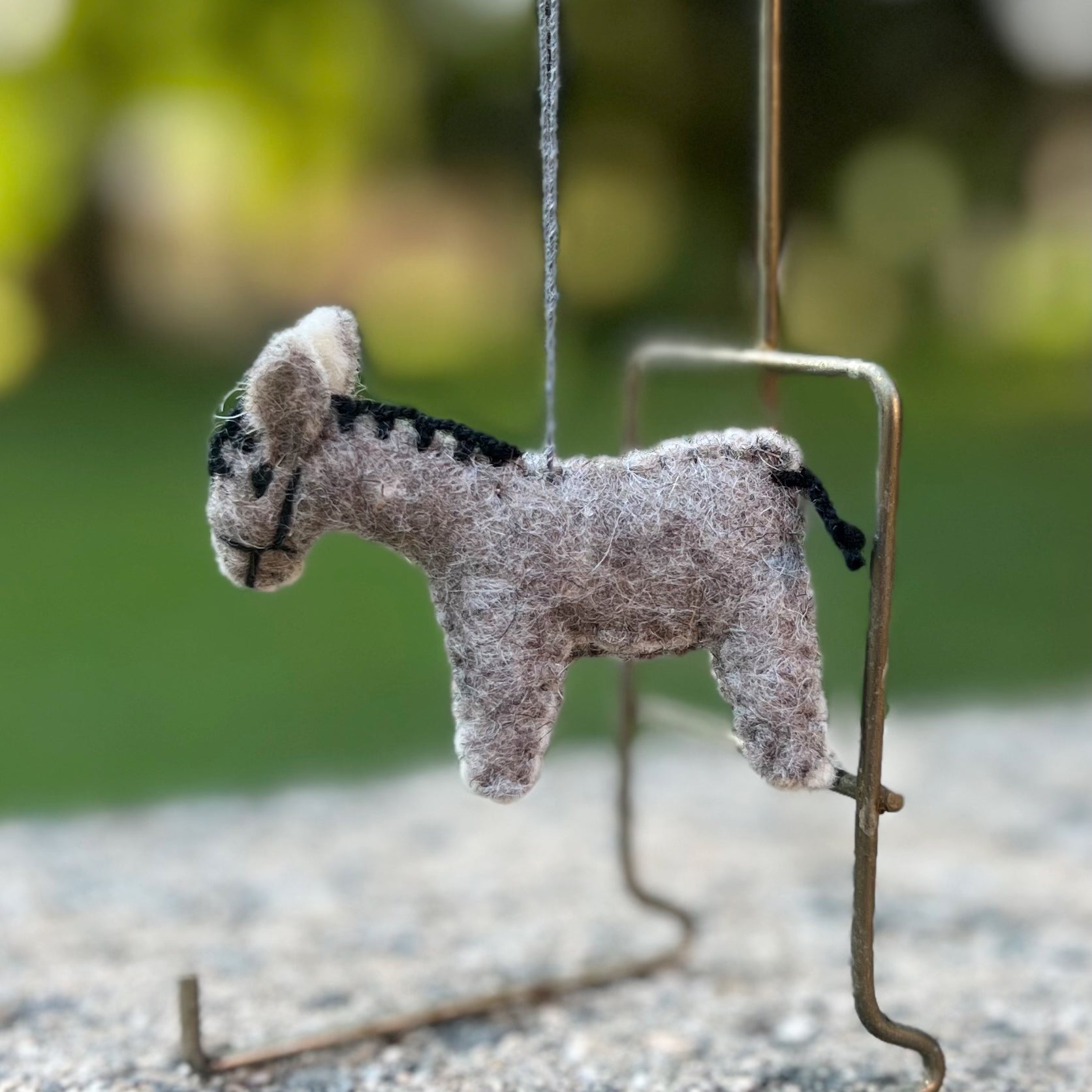 Donkey Wool Felt Ornament