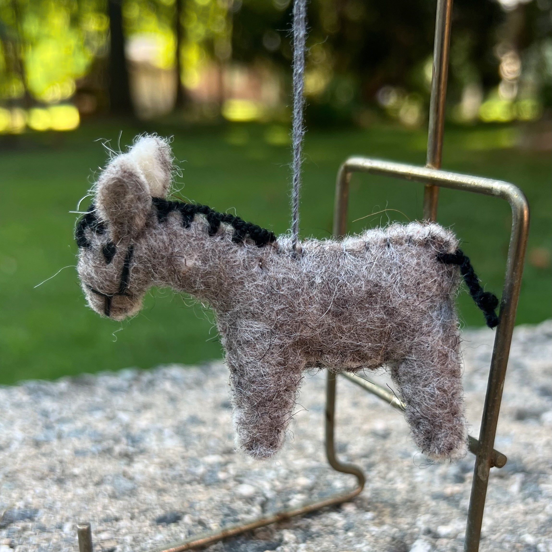 Donkey Wool Felt Ornament
