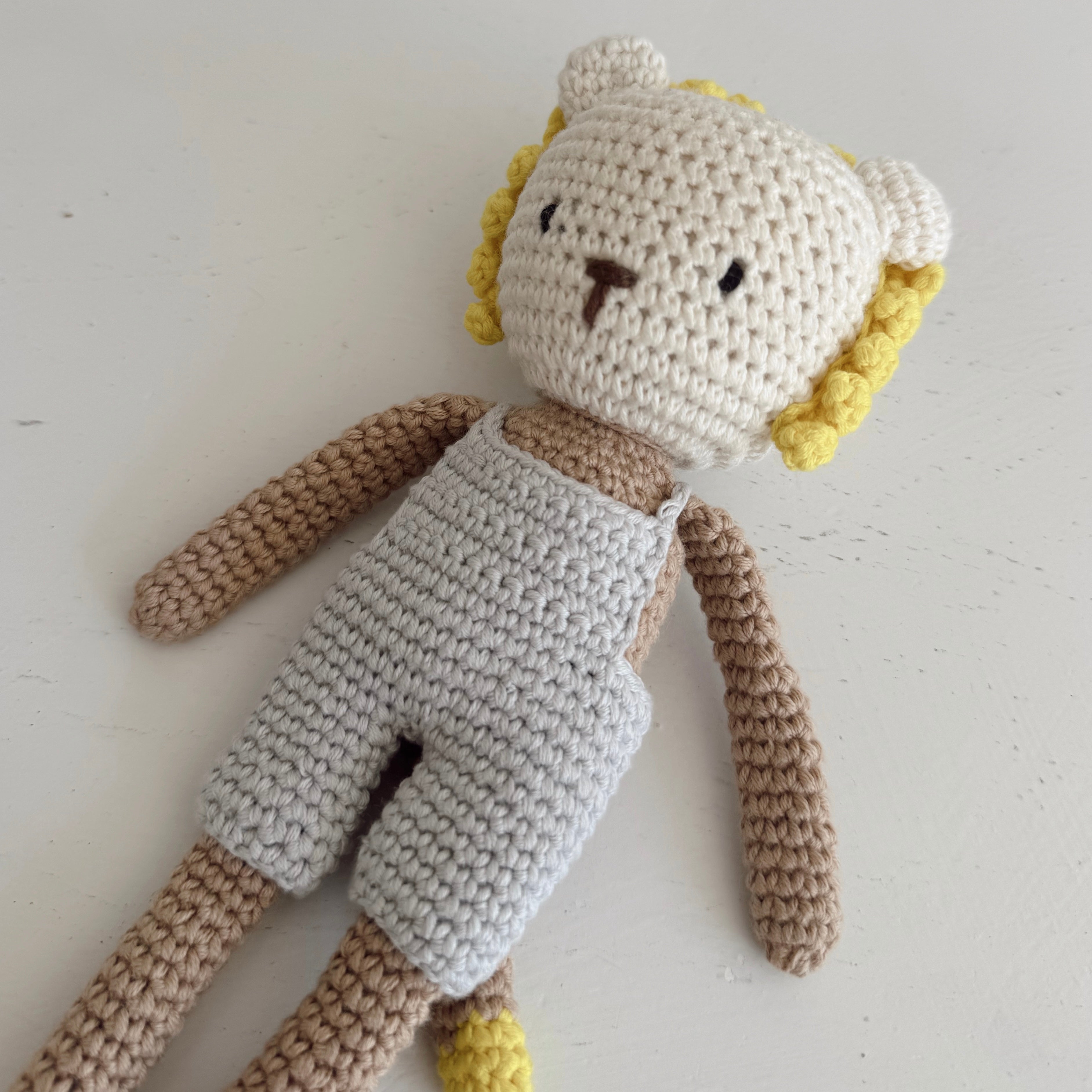 Crochet Animal Doll (Lion #3)