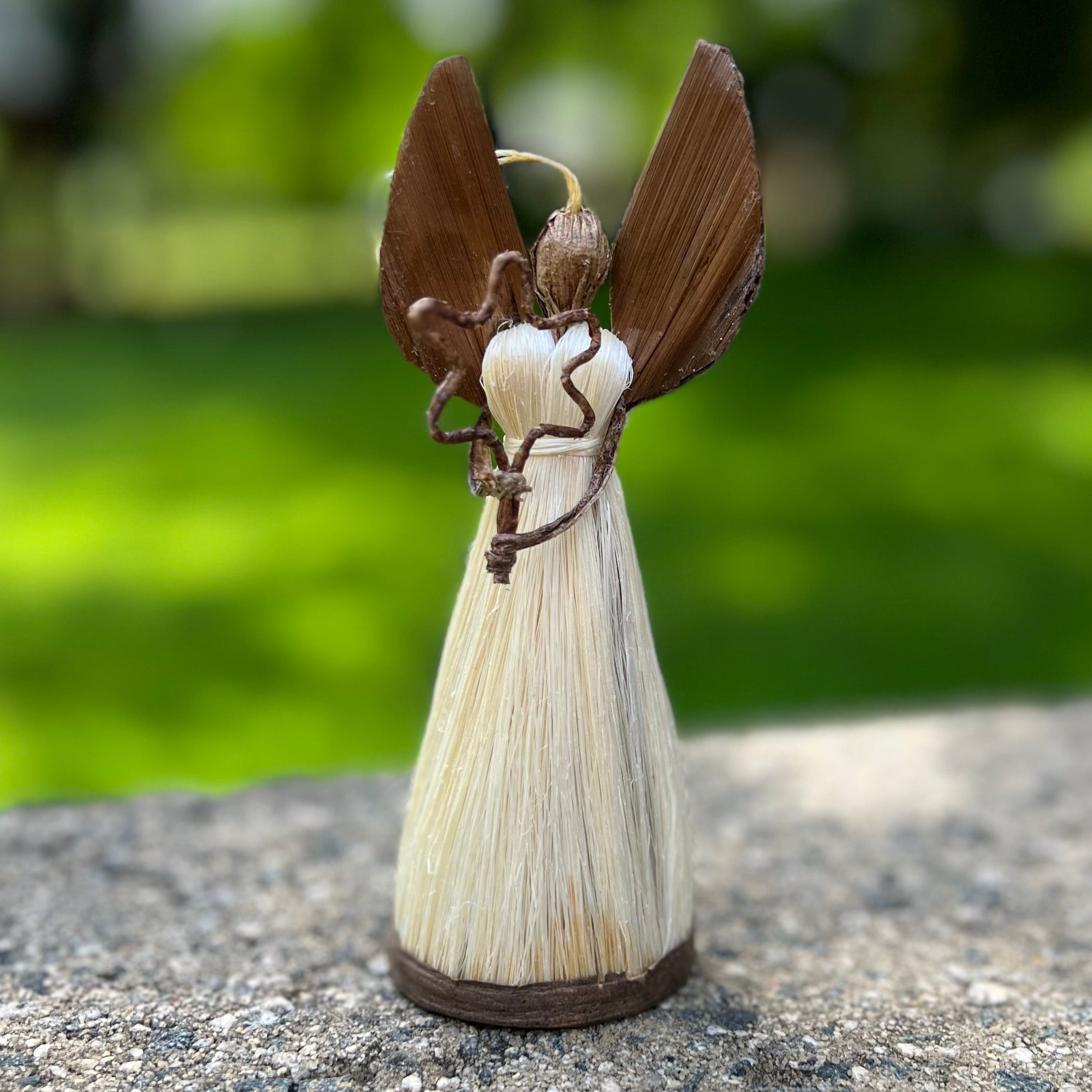 Banana Fiber Angel Ornaments