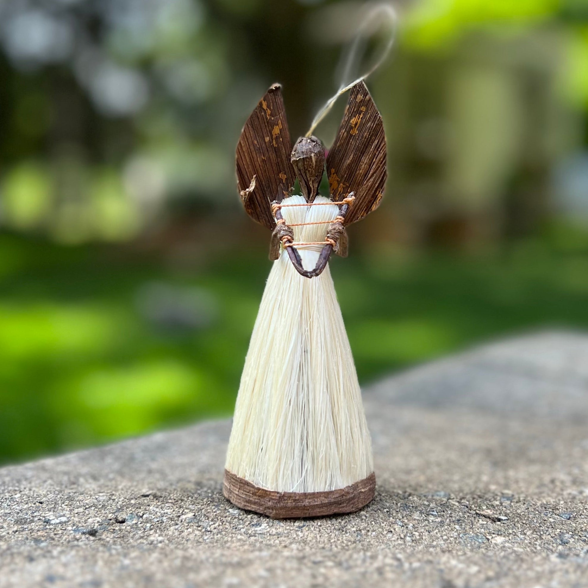 Banana Fiber Angel Ornaments