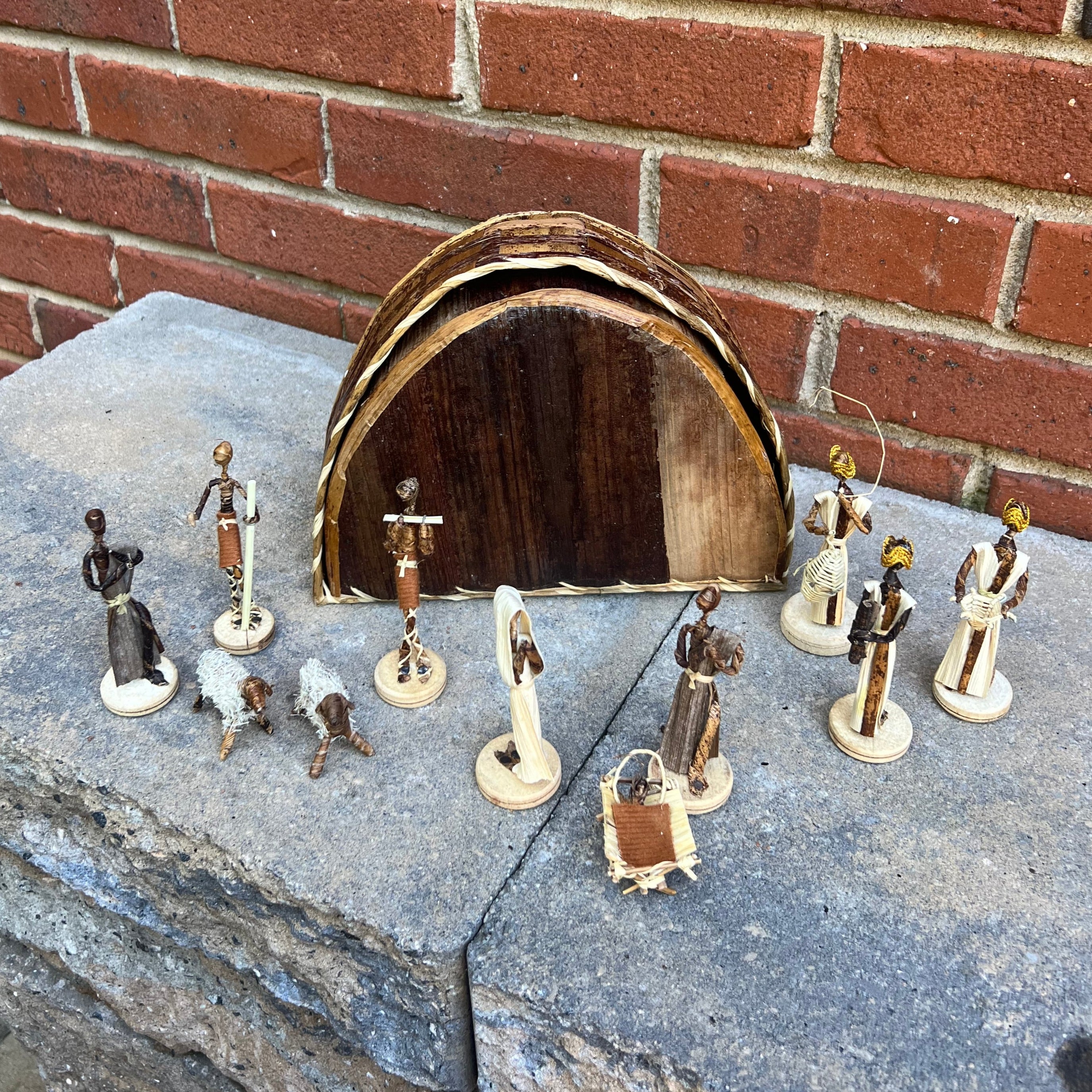 Banana Leaf Nativity