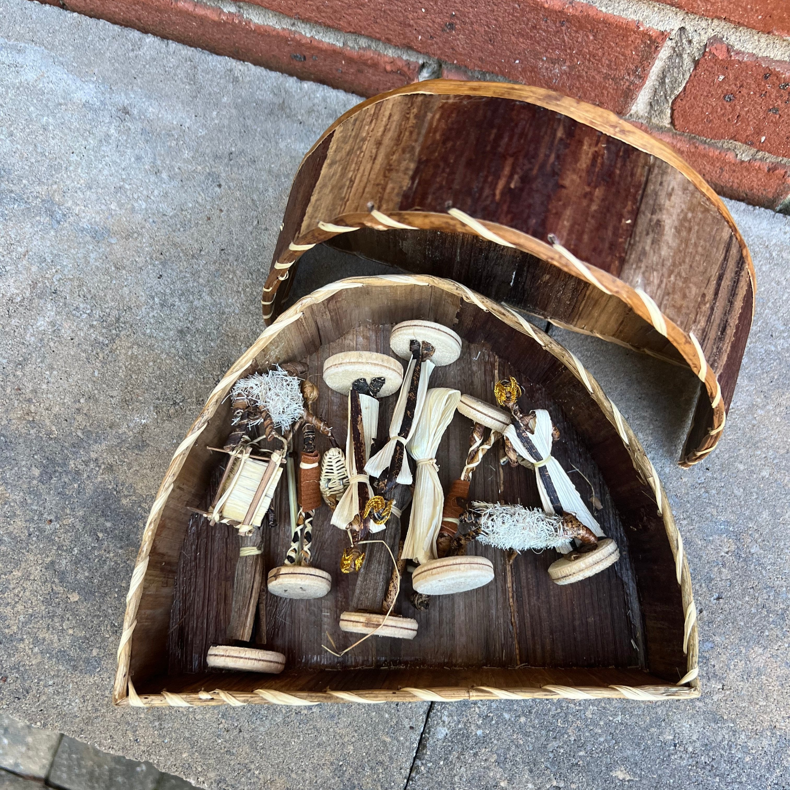 Banana Leaf Nativity