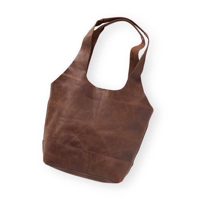 Shilani Leather Slouch Bag