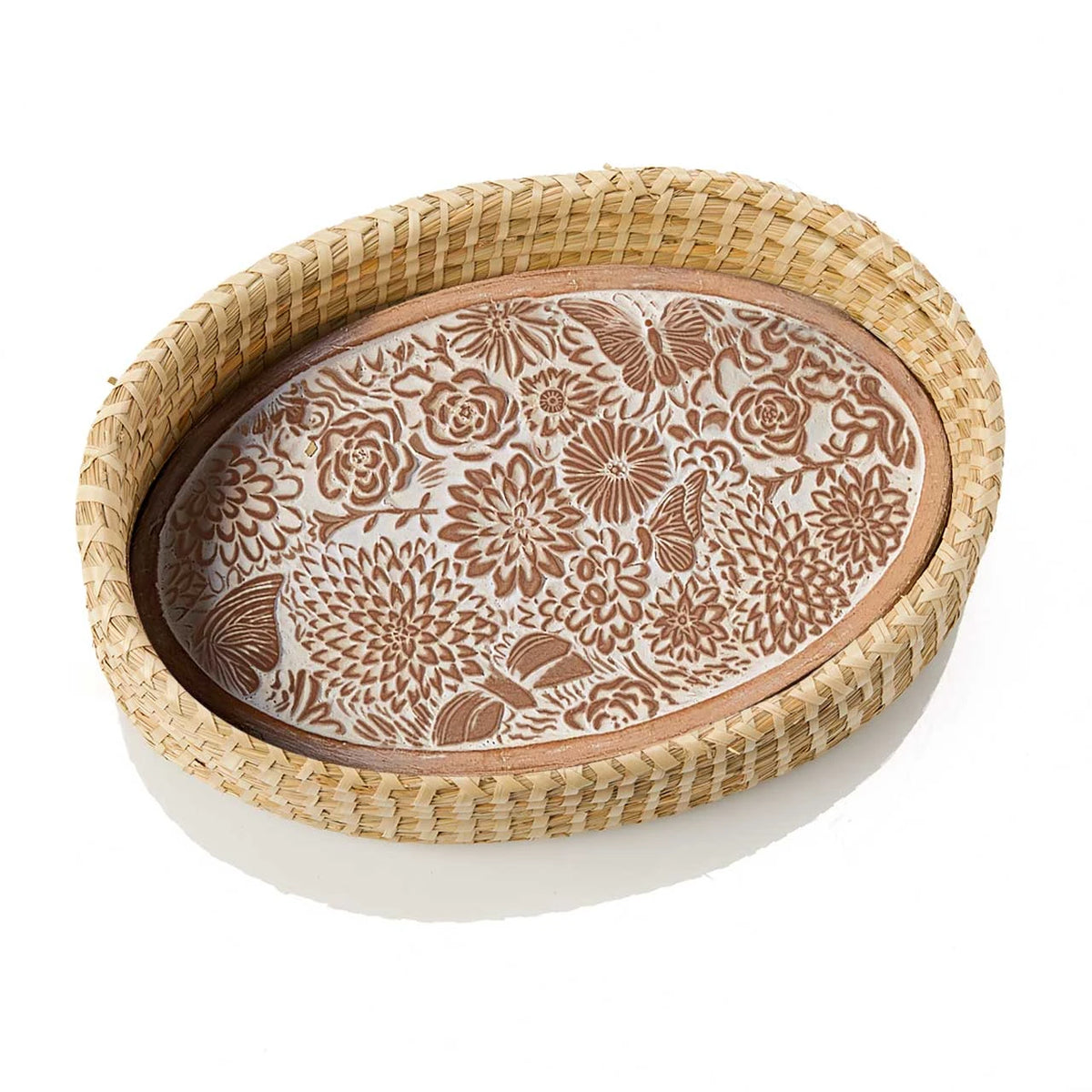Butterfly Garden Lidded Breadwarmer