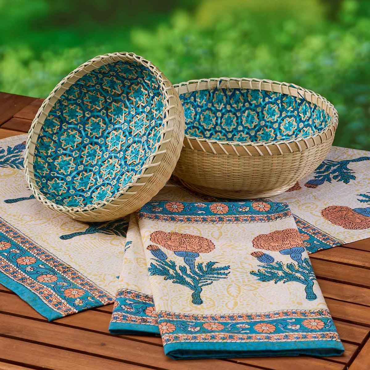 Carnation Hand Towels - Set of 2