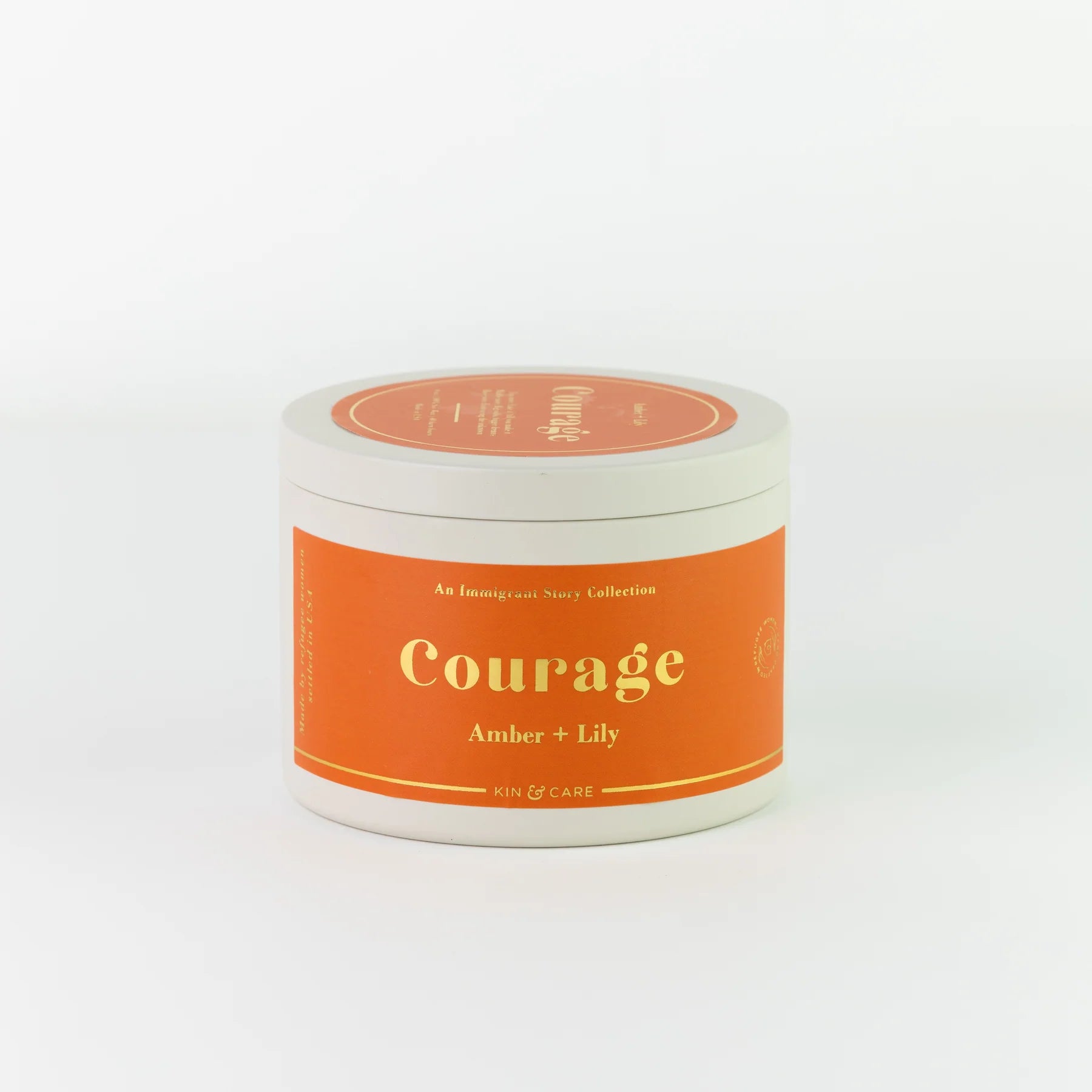 An Immigrant Story Candles - Tins