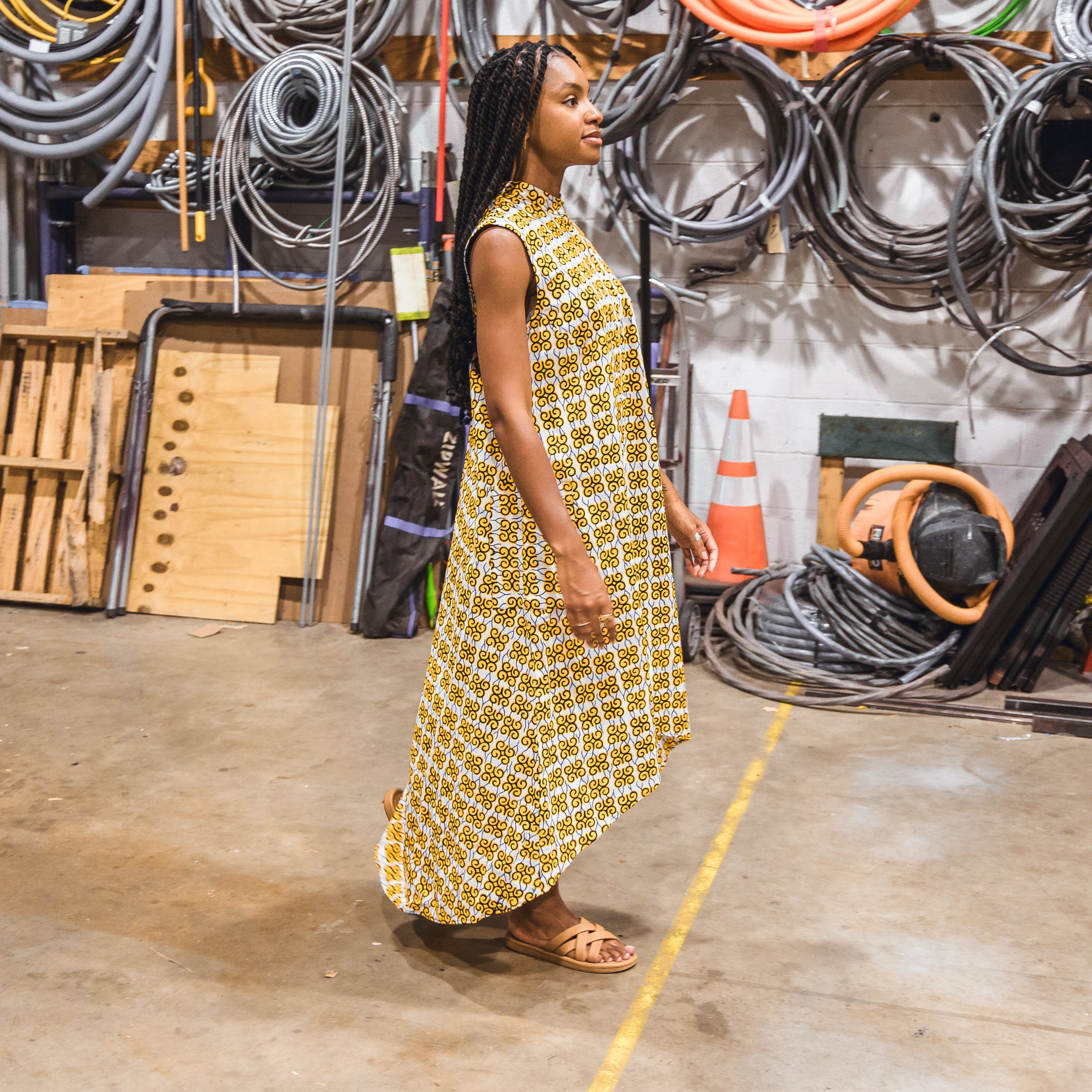 High-Low Wax and Kokodounda Dress #10 (Medium)