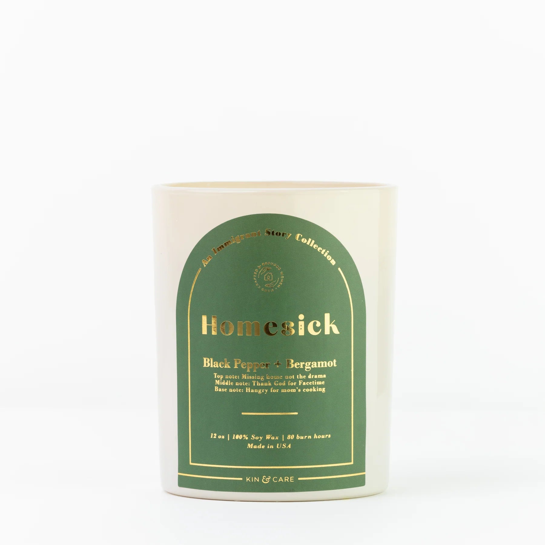 An Immigrant Story Candles - Glass Jars