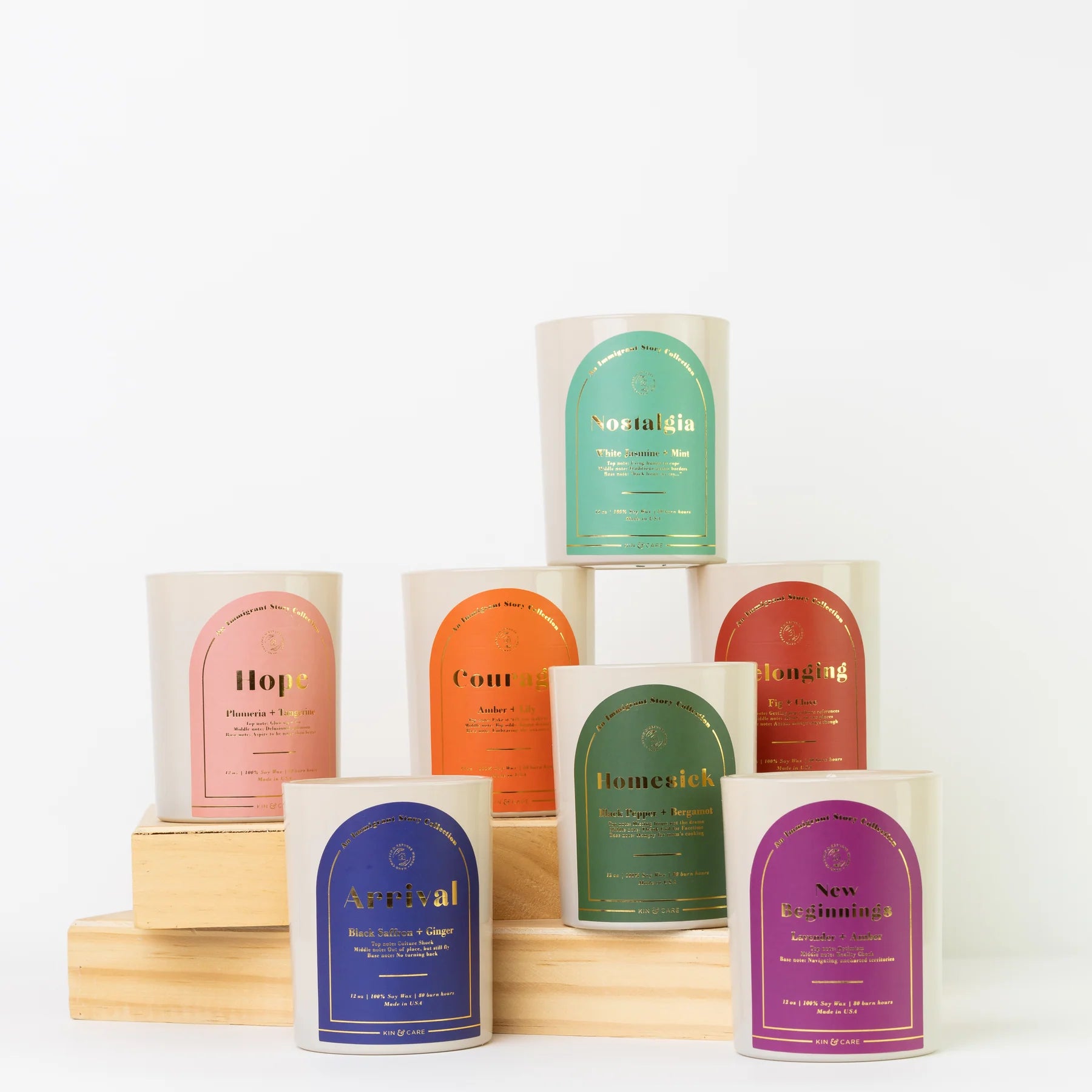 An Immigrant Story Candles - Glass Jars