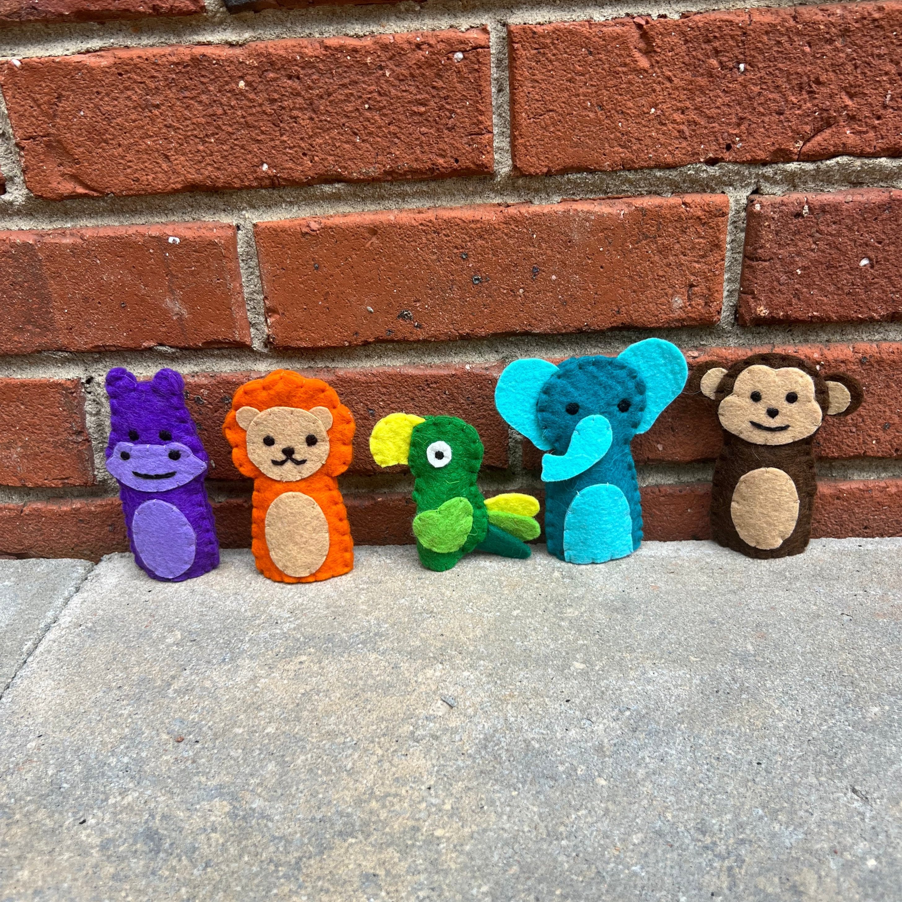 In the Jungle Finger Puppet Set