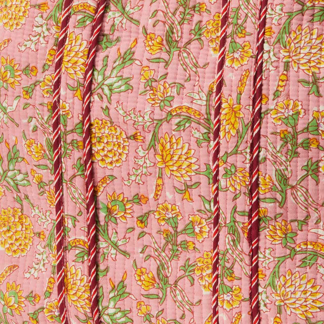 Marigold Blush Quilted Tote