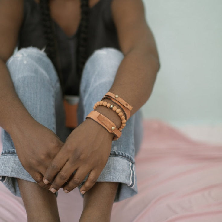 Single Wrap Leather Bracelet