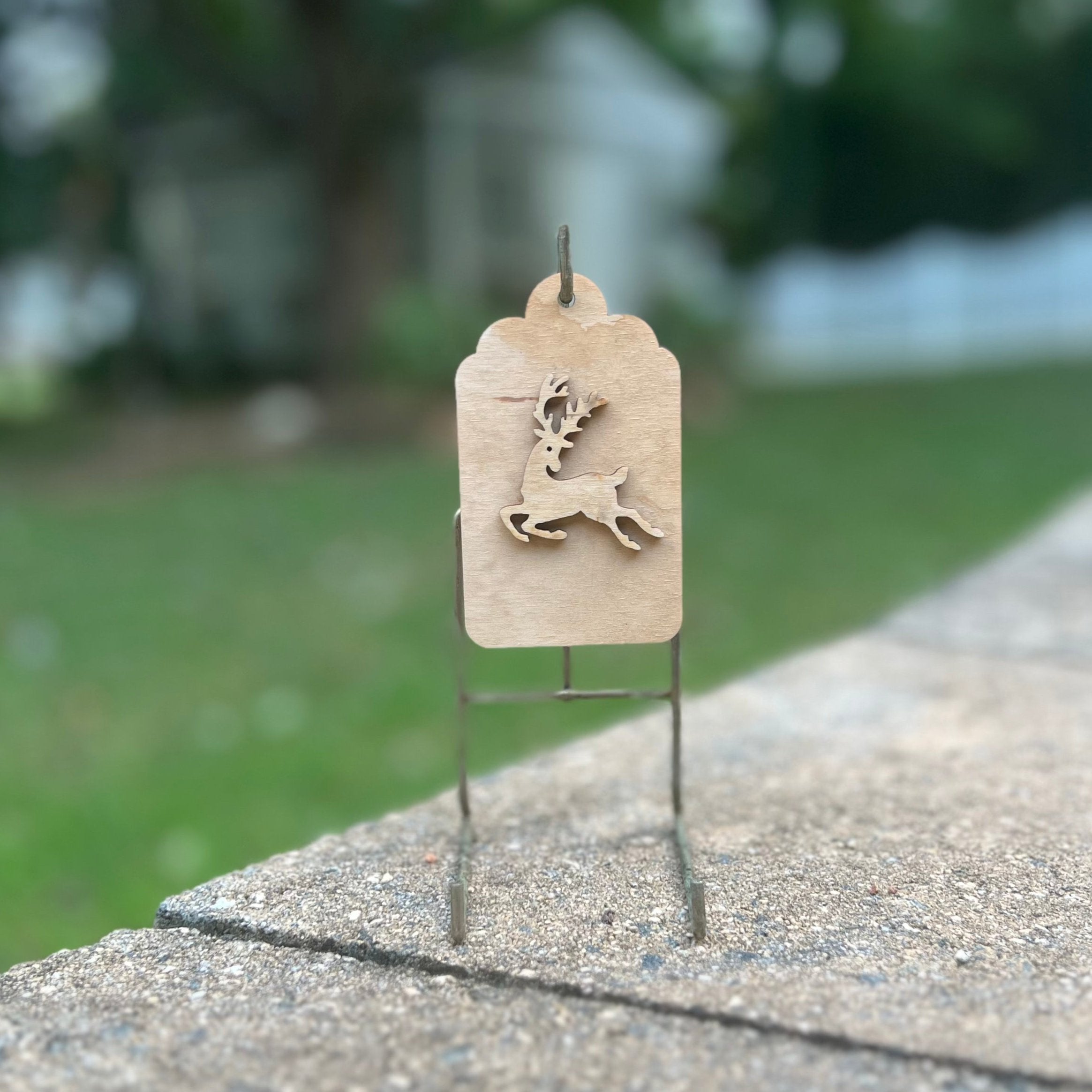 Gift Tag Ornaments - Set of Four