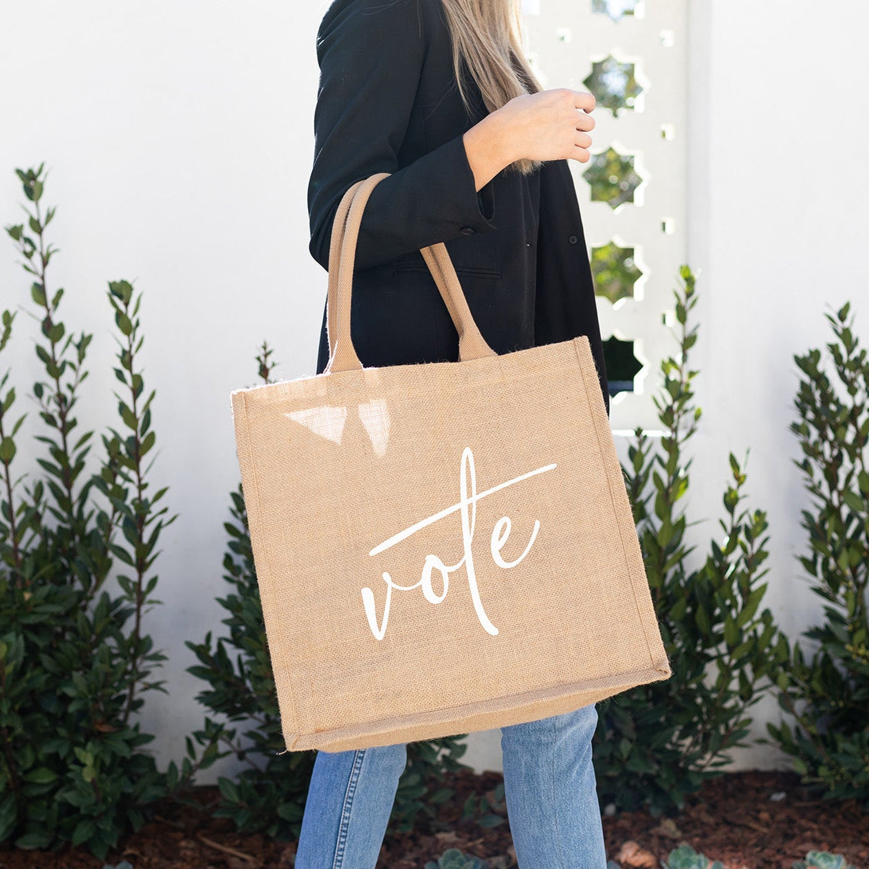 Reusable Shopping Tote - Vote