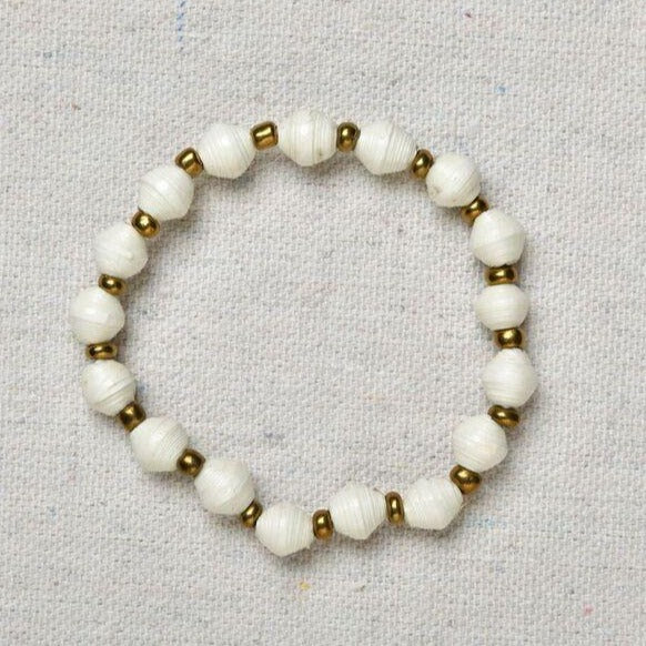 Mini Paper Bead Bracelets
