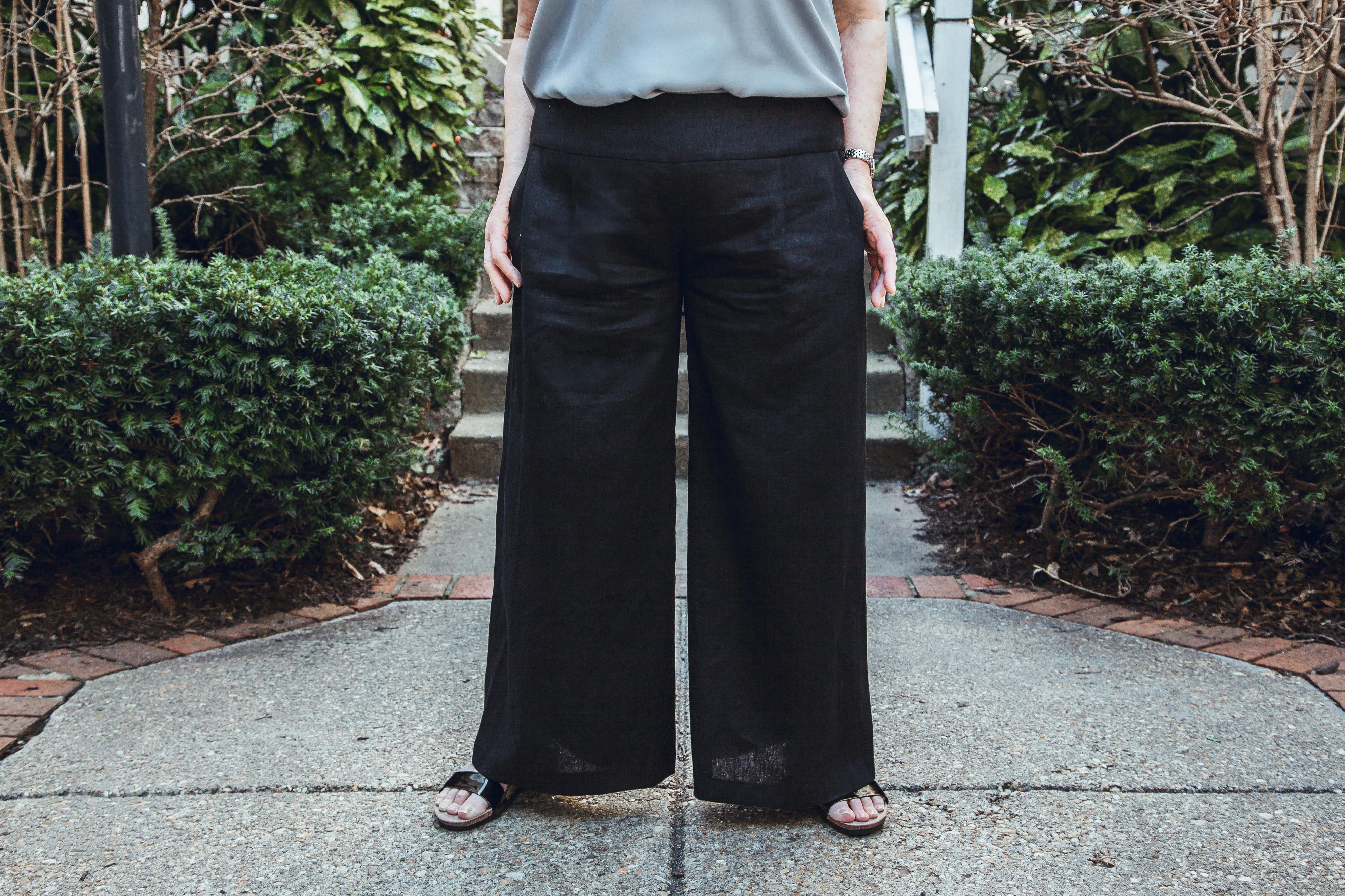 The Linen Pant, Black