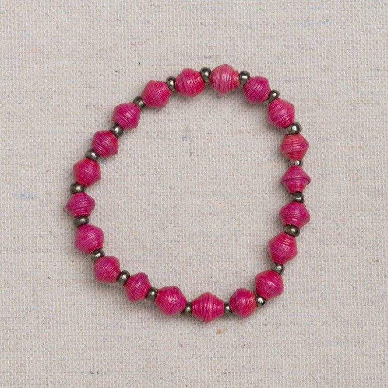 Mini Paper Bead Bracelets