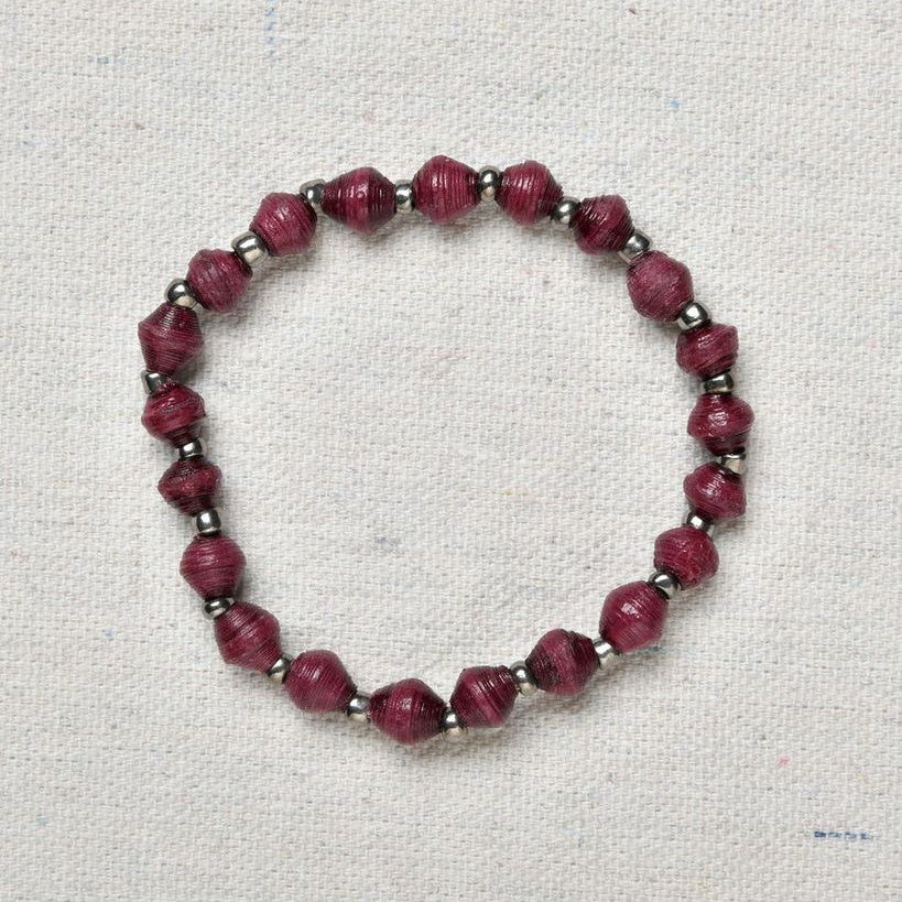 Mini Paper Bead Bracelets