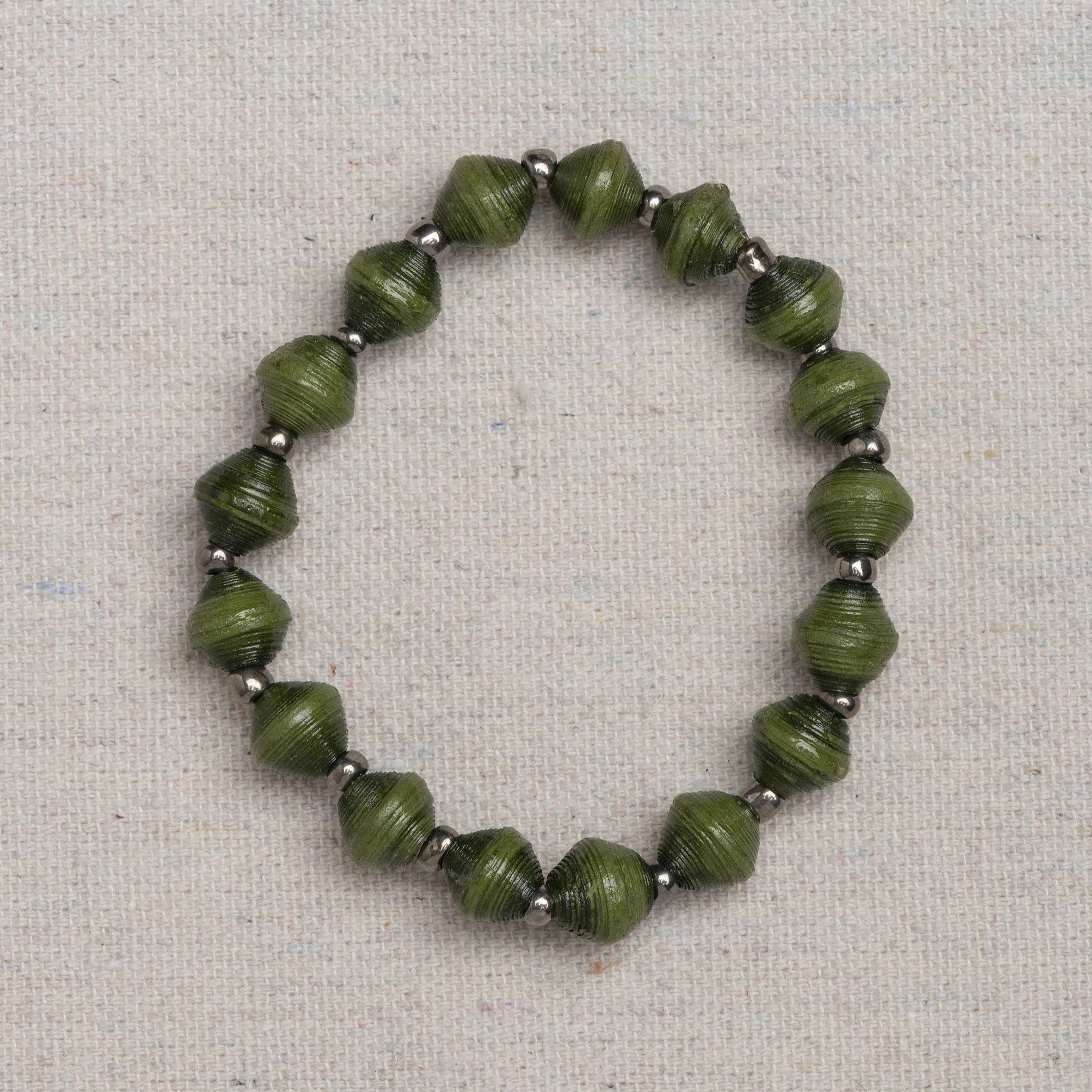 Mini Paper Bead Bracelets