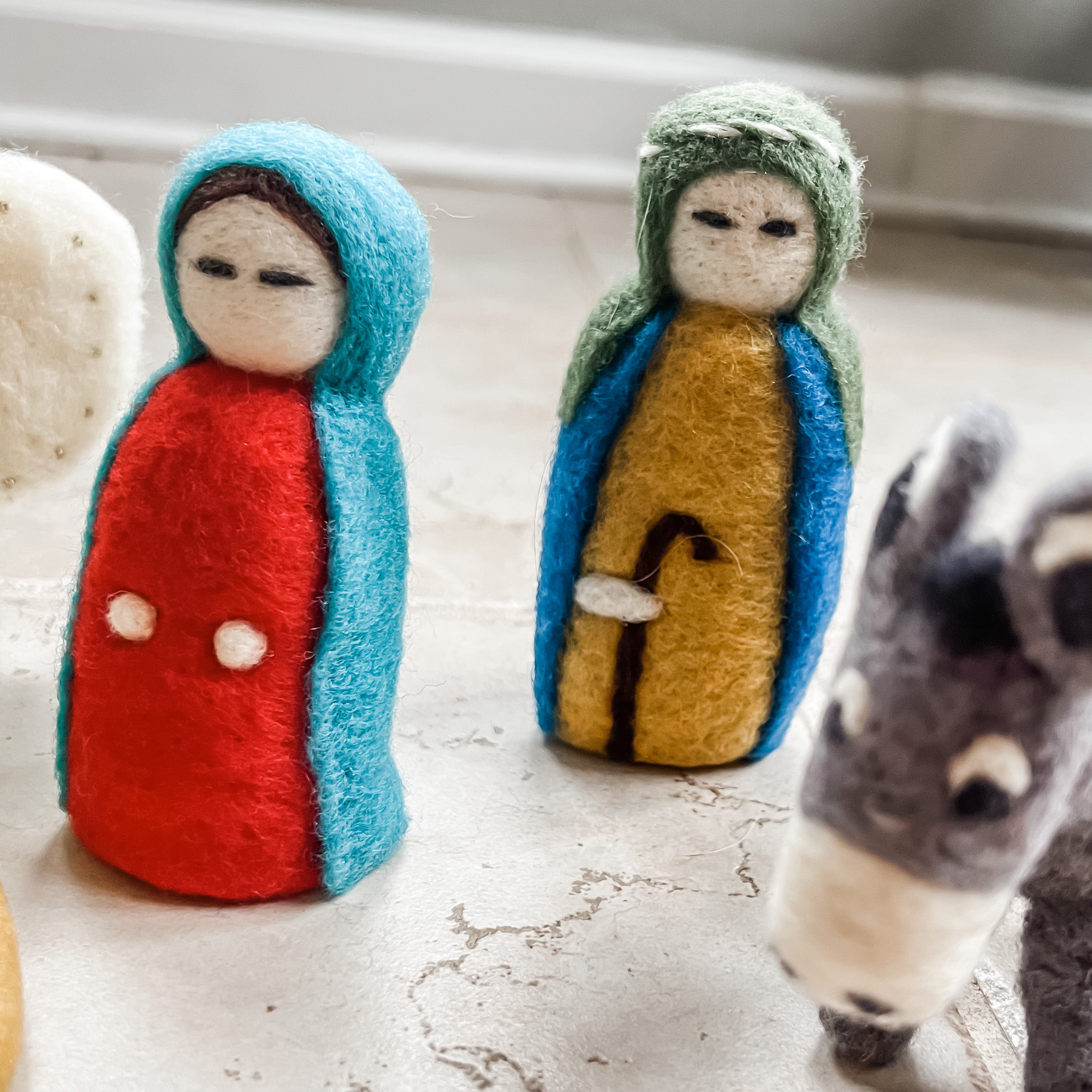 Noel Needle Felted Nativity