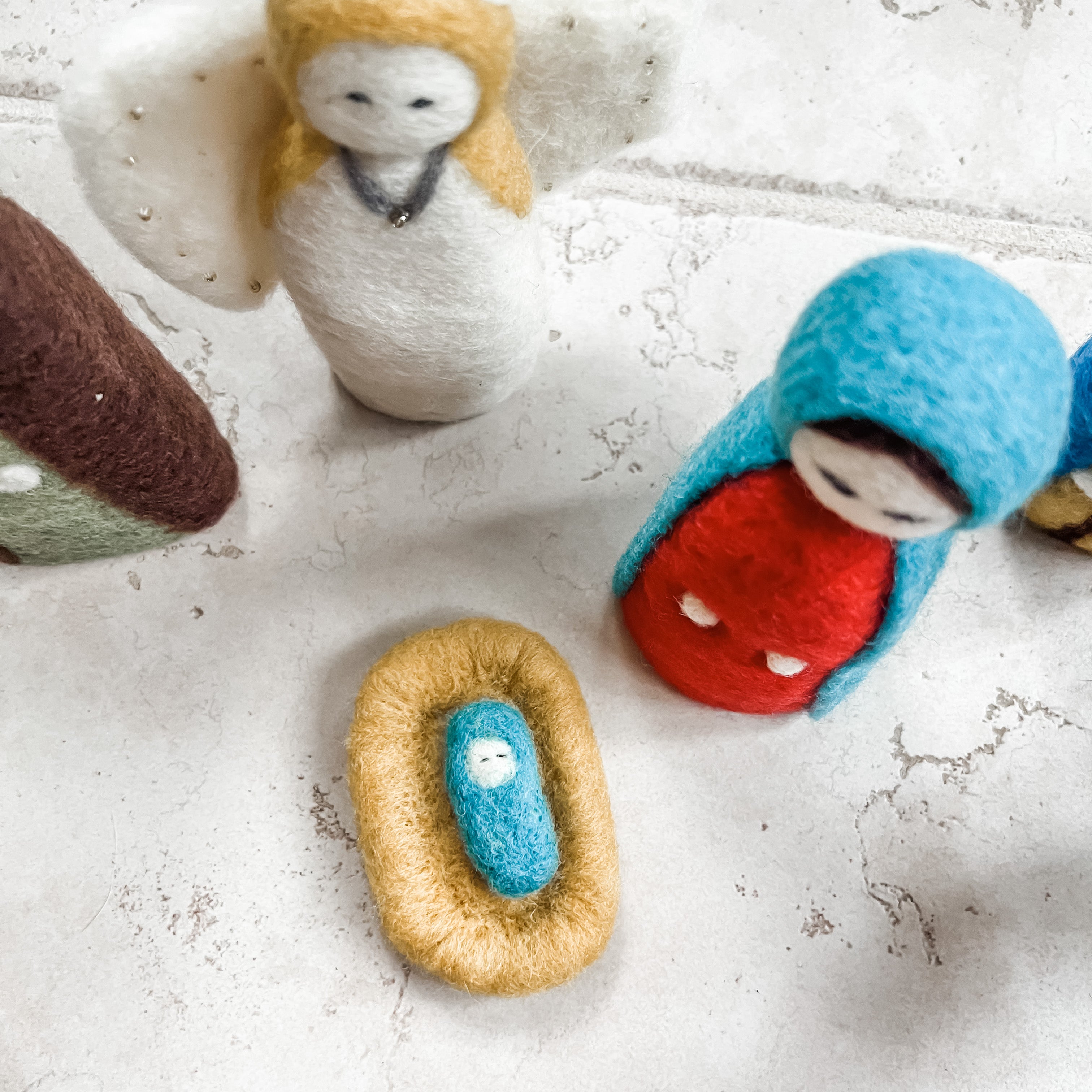 Noel Needle Felted Nativity