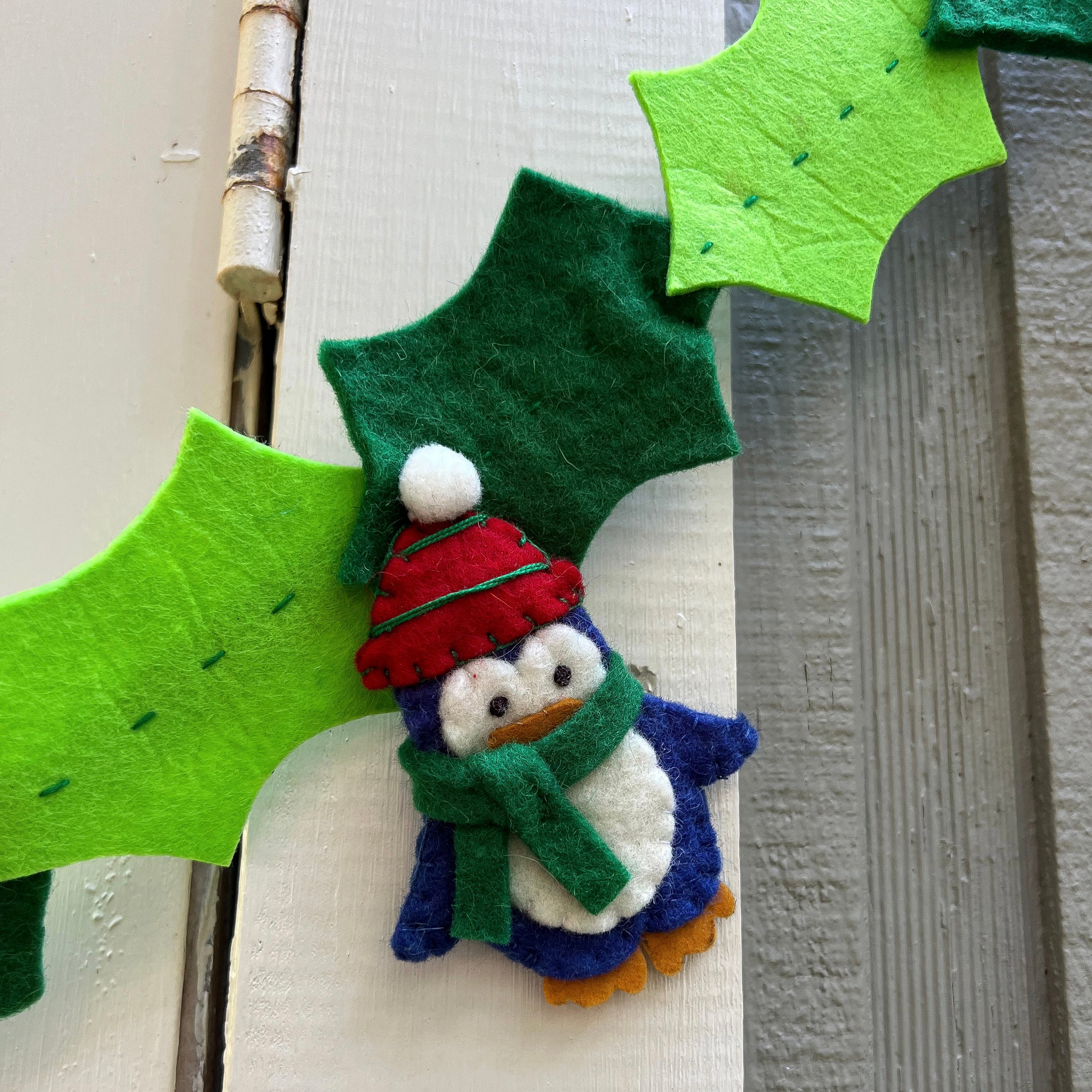 Snowman Penguin Garland