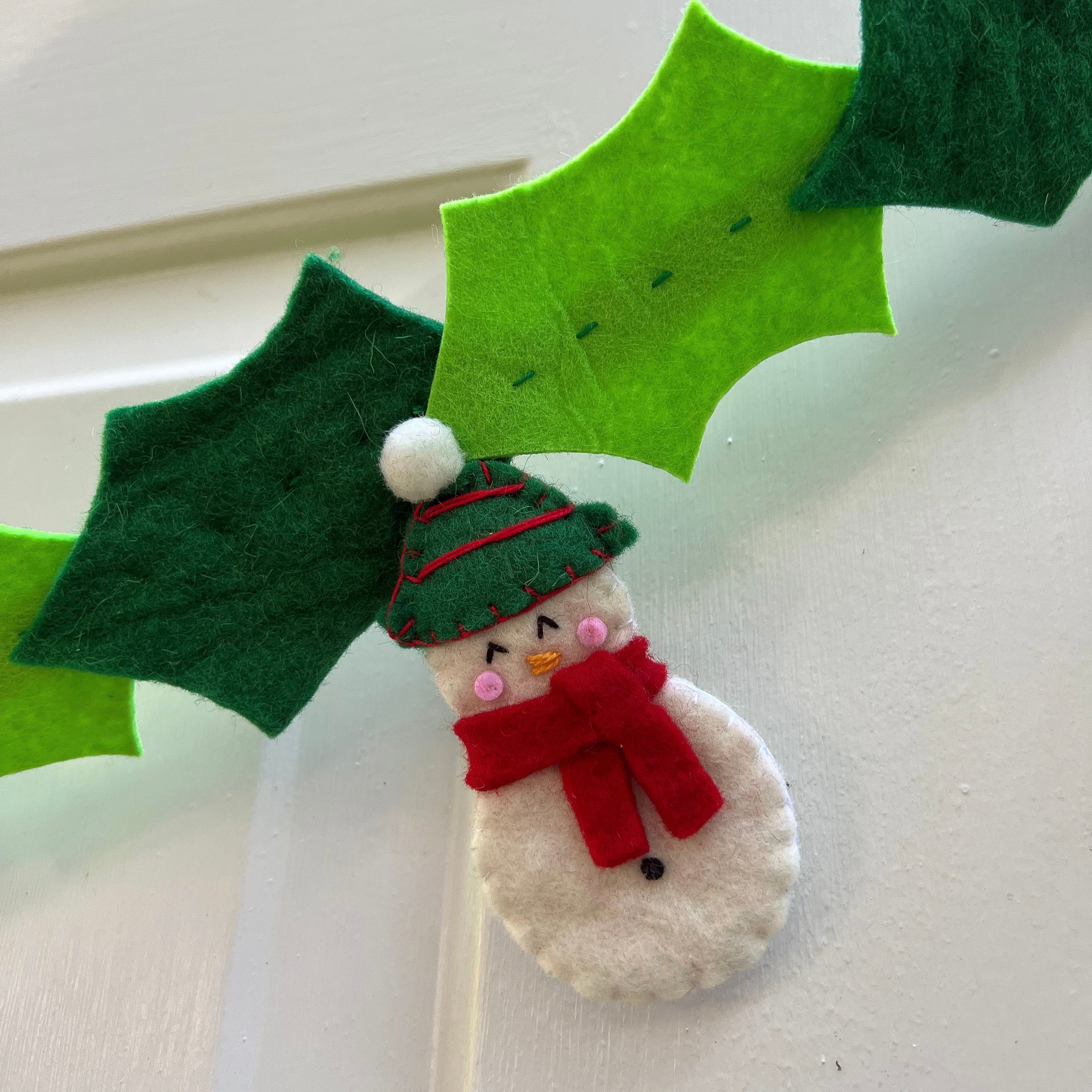 Snowman Penguin Garland