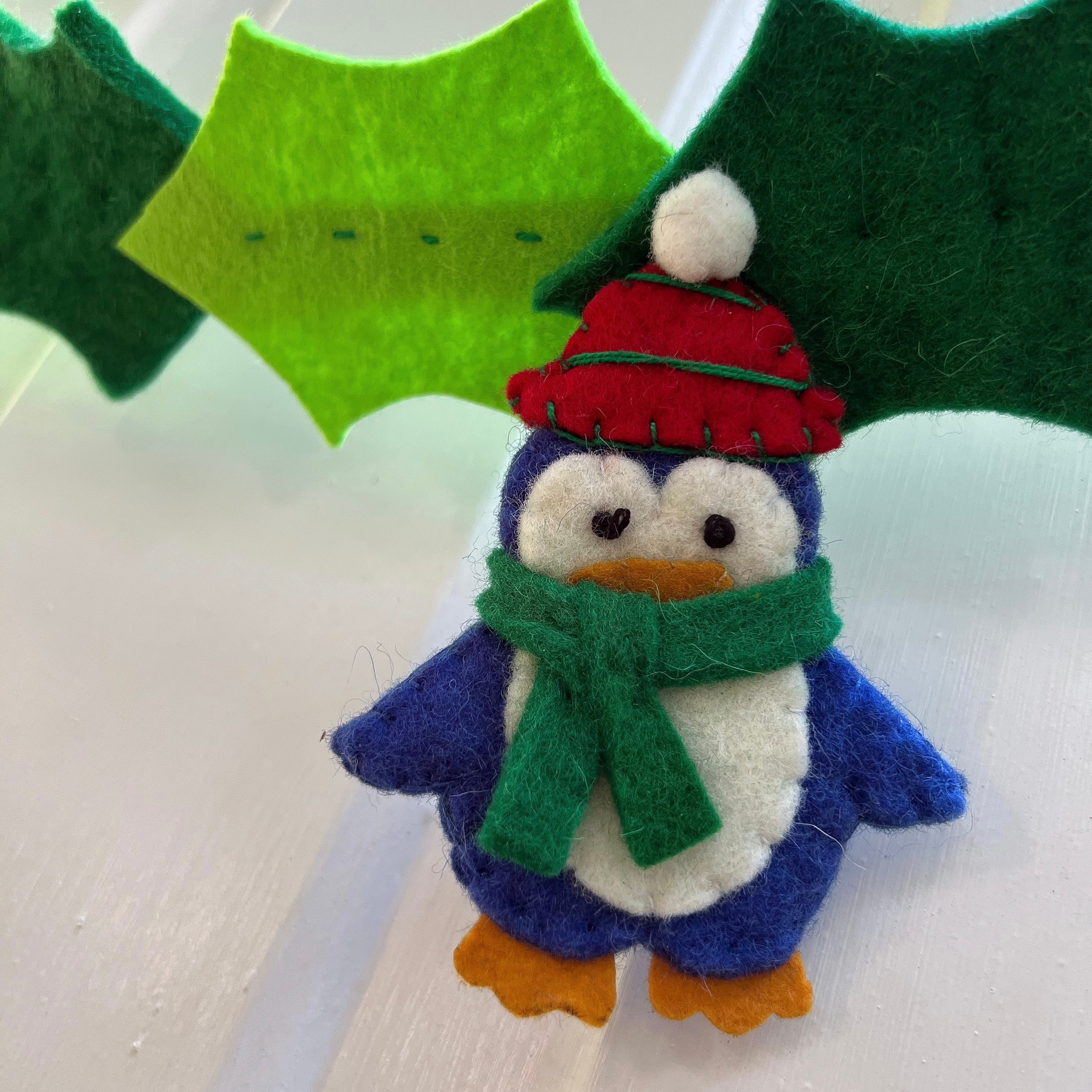 Snowman Penguin Garland