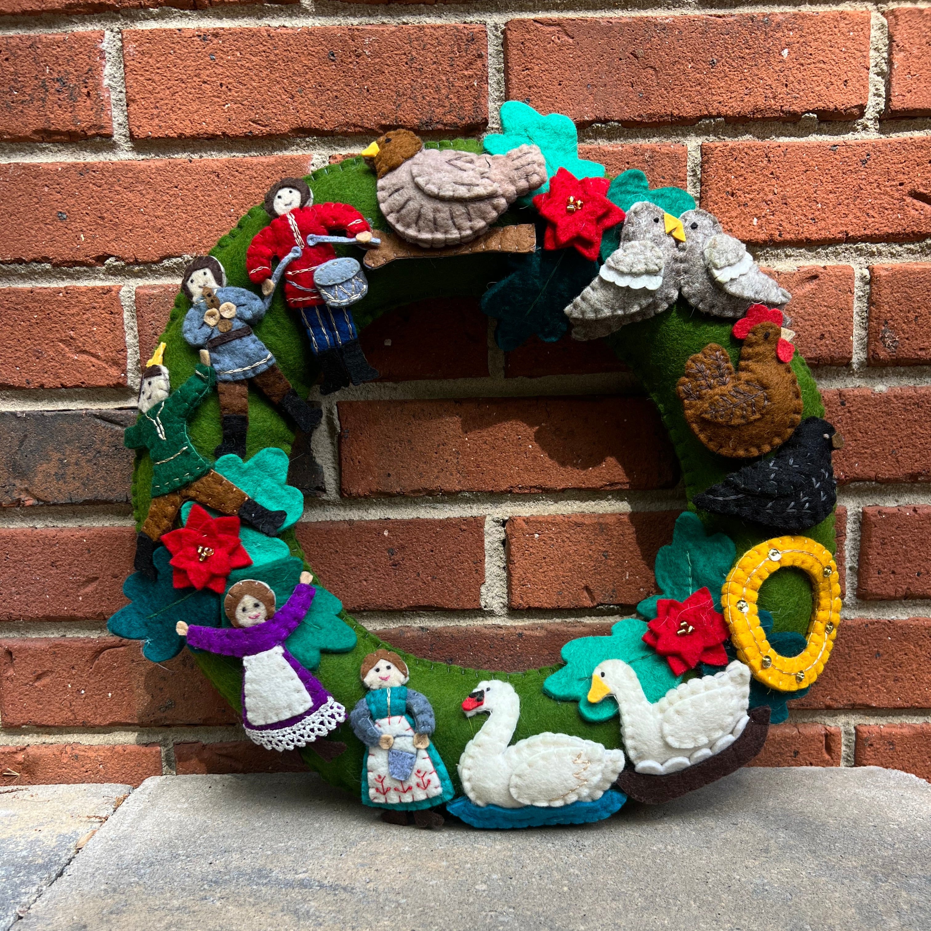 12 Days of Christmas Door Wreath