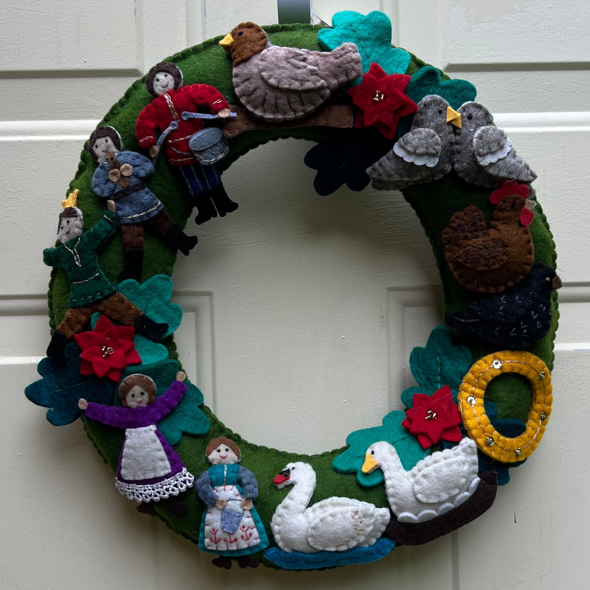 12 Days of Christmas Door Wreath