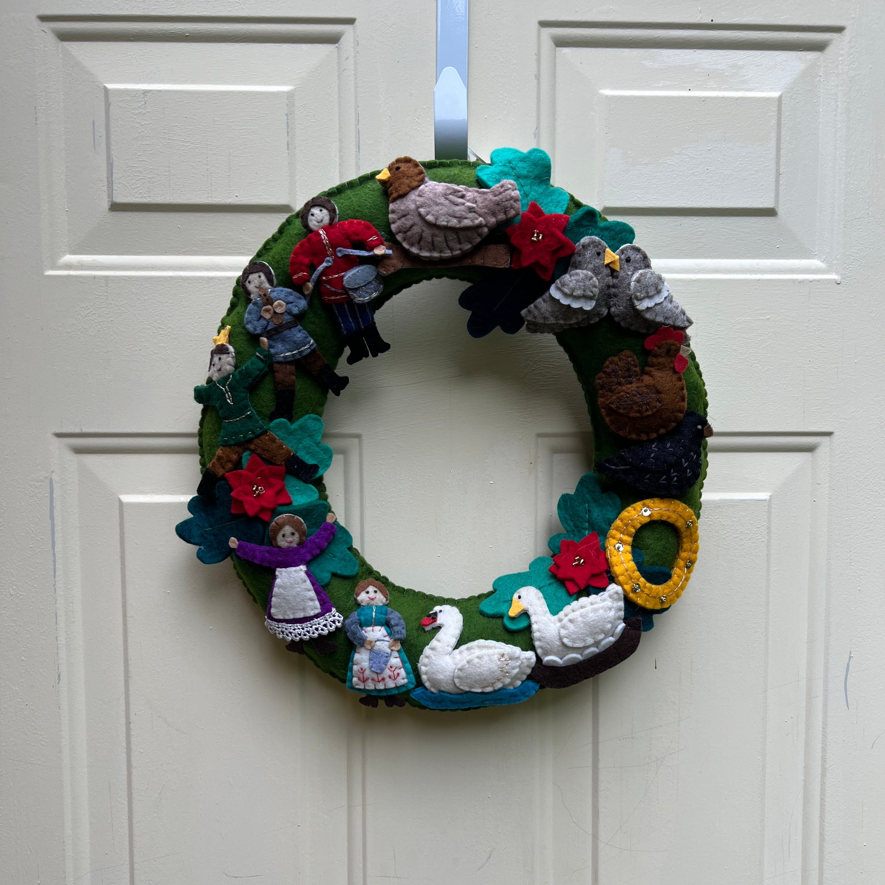 12 Days of Christmas Door Wreath