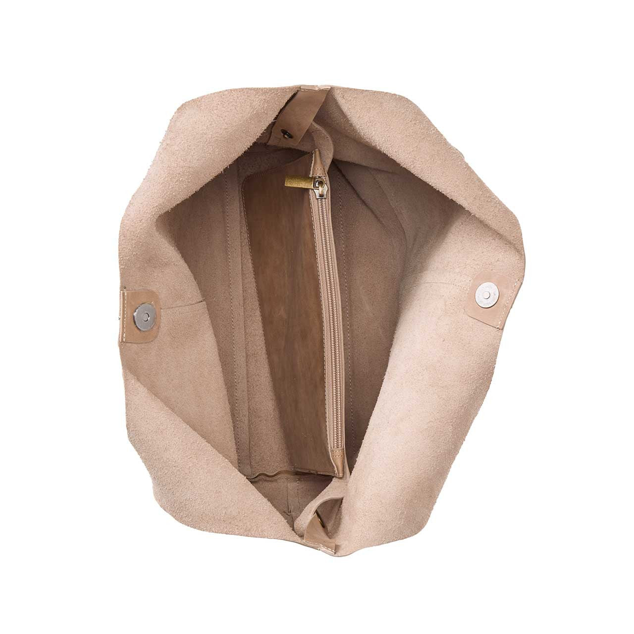 Shilani Leather Slouch Bag