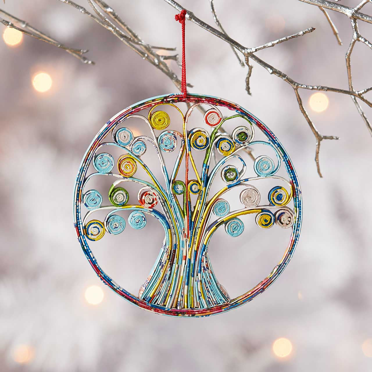 Quilled Tree of Life Ornament