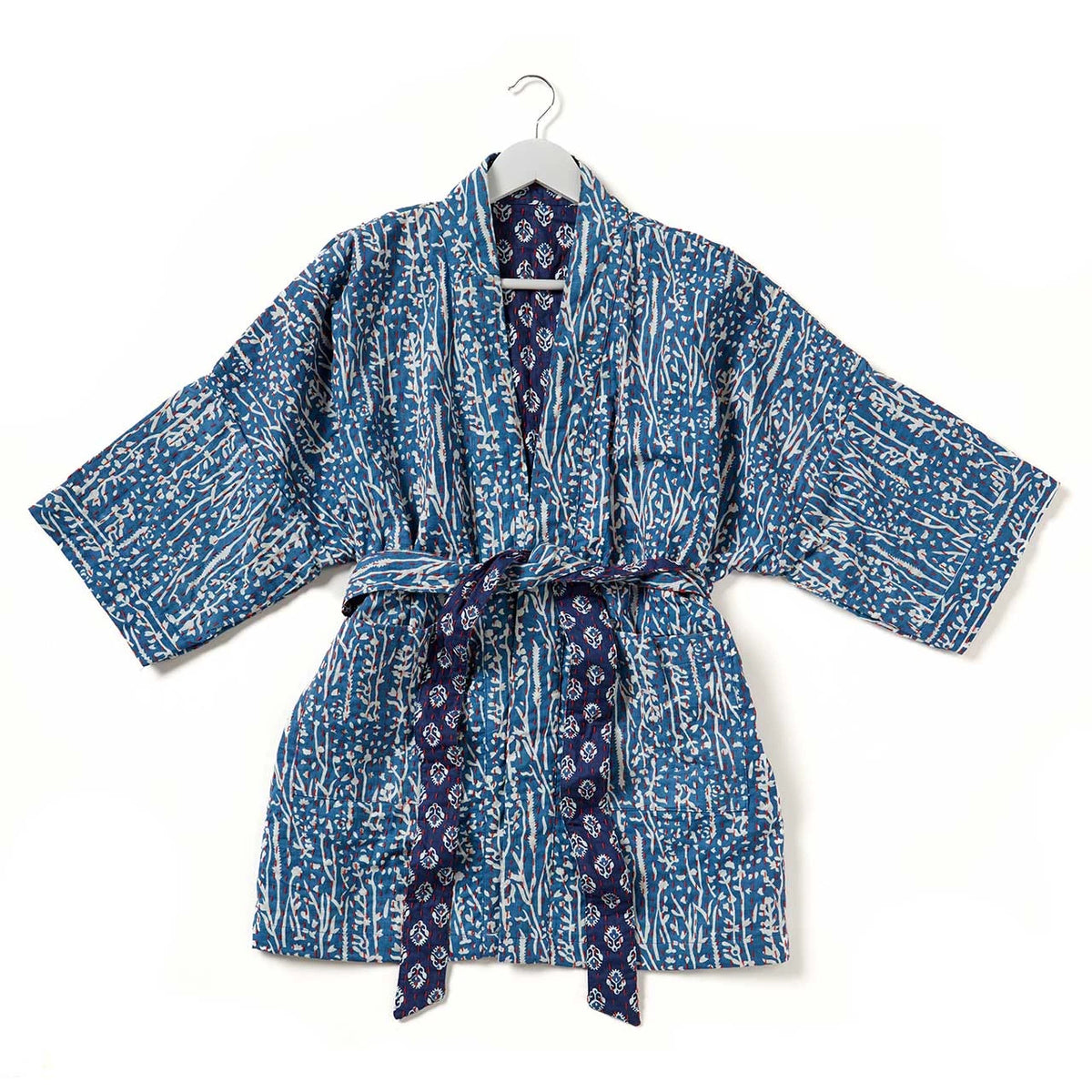 Azure Meadow Kimono Jacket