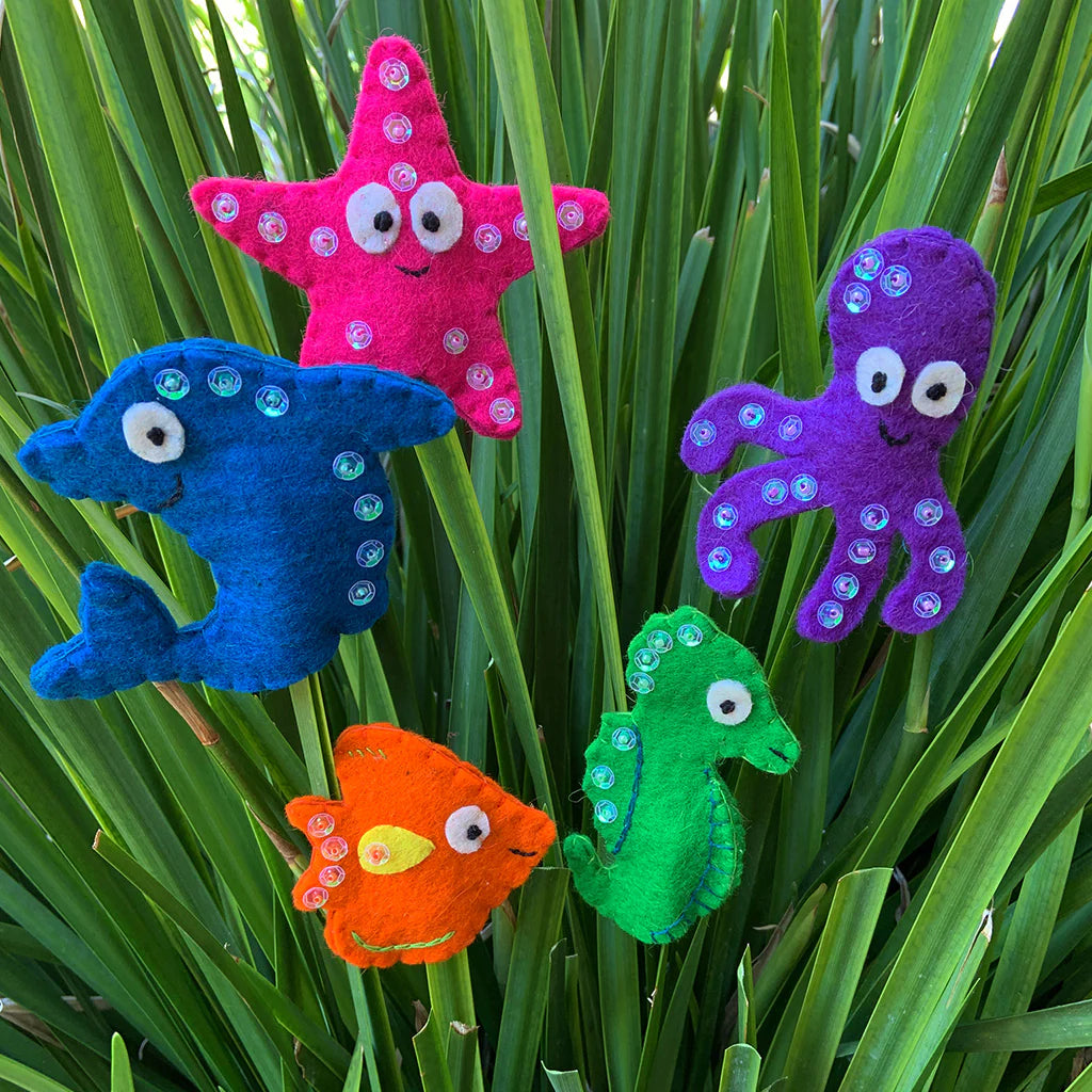 Under the Sea Felt Finger Puppets