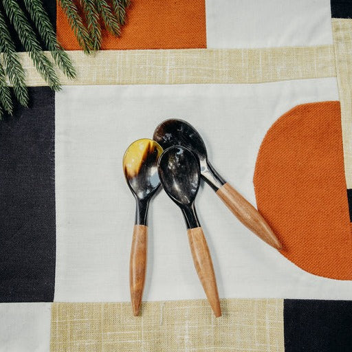 Horn + Wood Mini Spoon