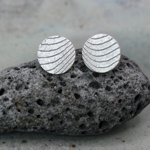 Medium Adduna Studs - Silver