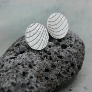 Medium Adduna Studs - Silver