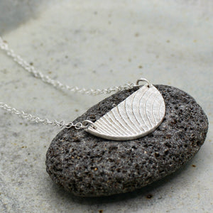 Half Moon Necklace - Silver