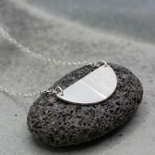 Load image into Gallery viewer, Half Moon Necklace - Silver
