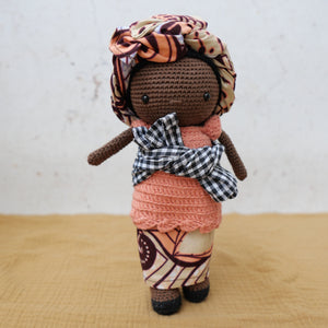 Senegalese Crocheted Doll -Ndeye